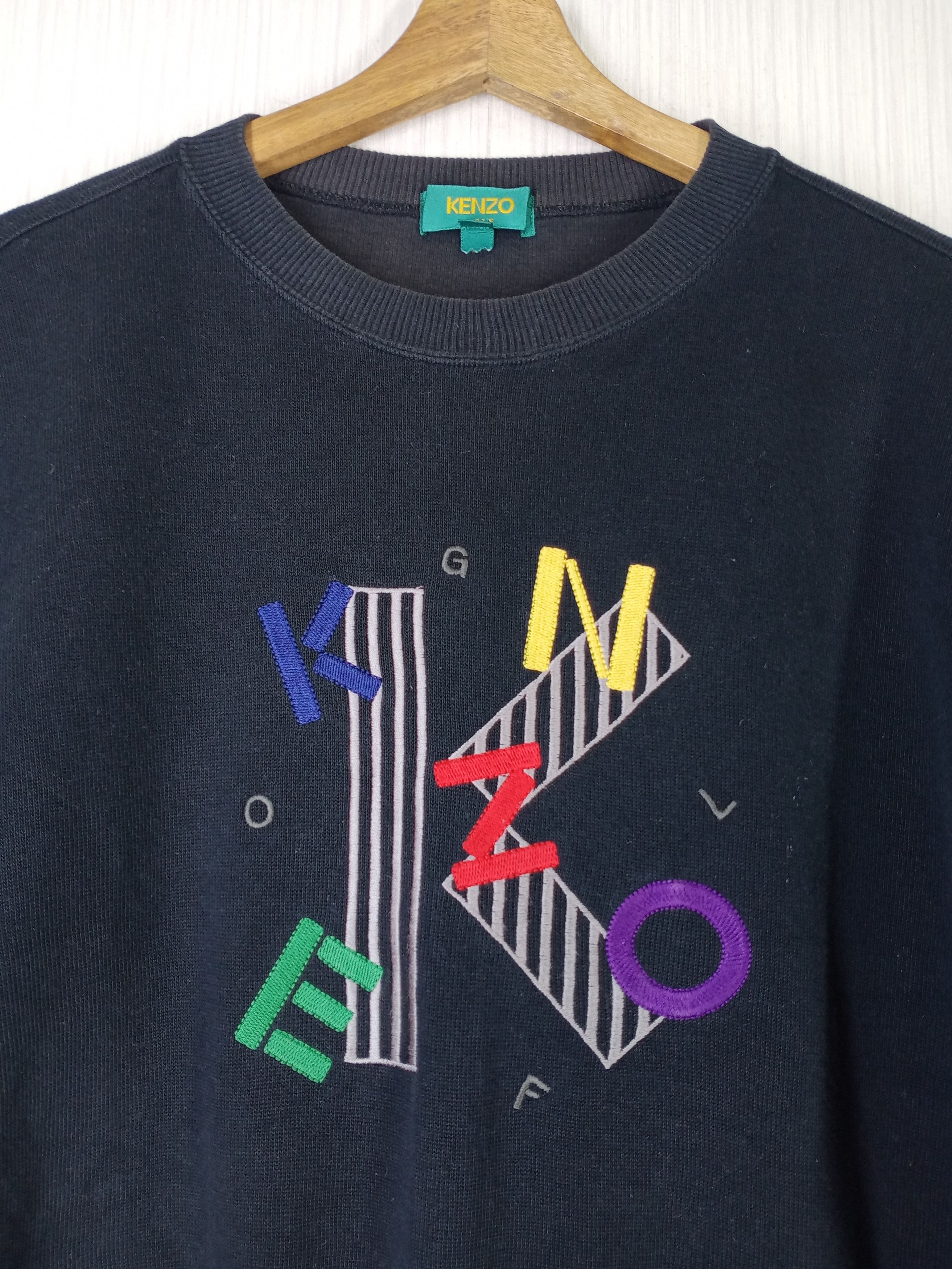 Kenzo RARE VINTAGE KENZO GOLF BIG LOGO SLEEVELESS SWEATSHIRT Size US XL / EU 56 / 4 - 6 Thumbnail