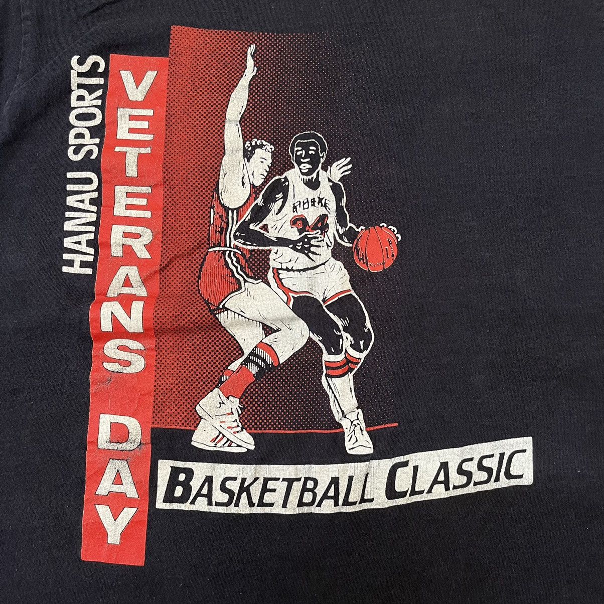 Vintage 80s Basketball Classic Veteran Day T Shirt