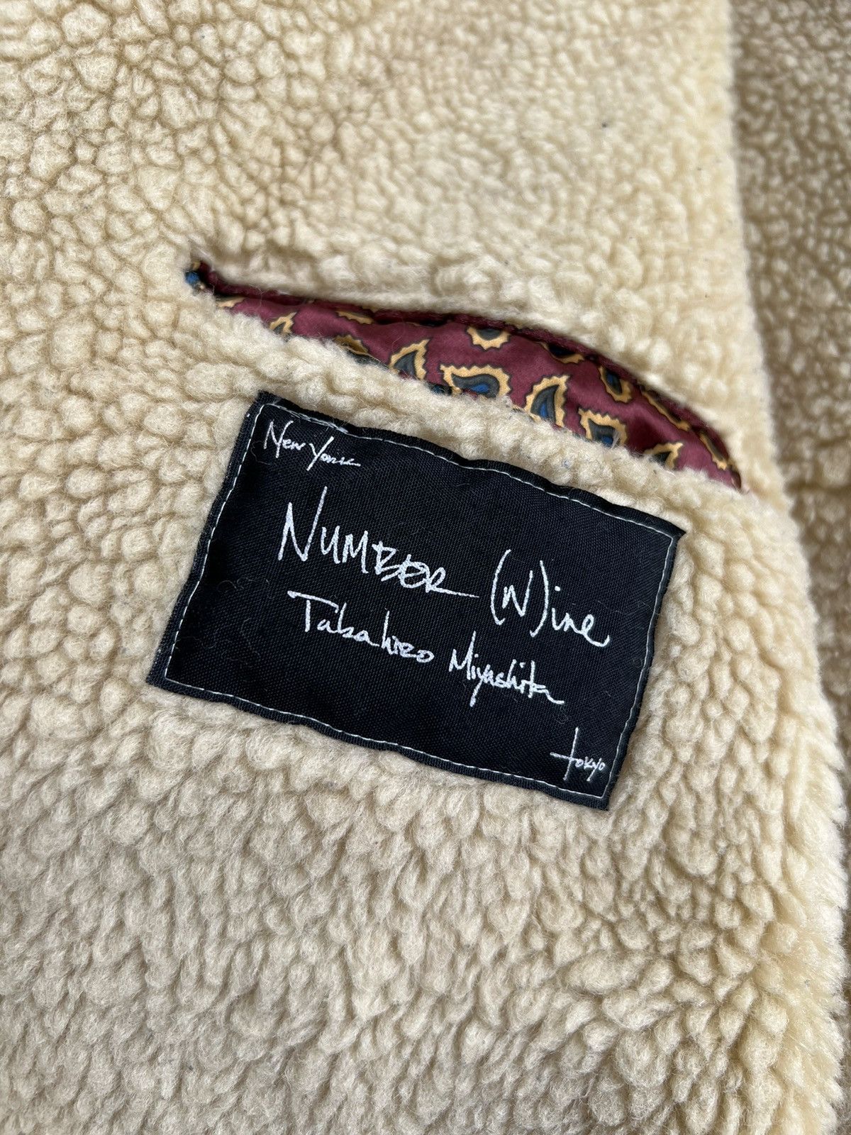 Number (N)ine ARCHIVE🔥OG Number Nine Corduroy Sherpa Lined Navajo Jacket Size US L / EU 52-54 / 3 - 13 Thumbnail