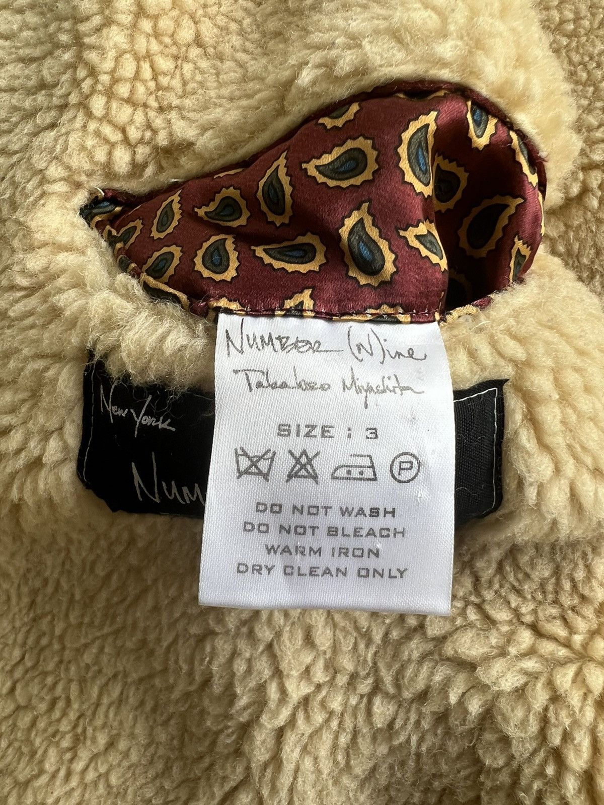 Number (N)ine ARCHIVE🔥OG Number Nine Corduroy Sherpa Lined Navajo Jacket Size US L / EU 52-54 / 3 - 14 Thumbnail
