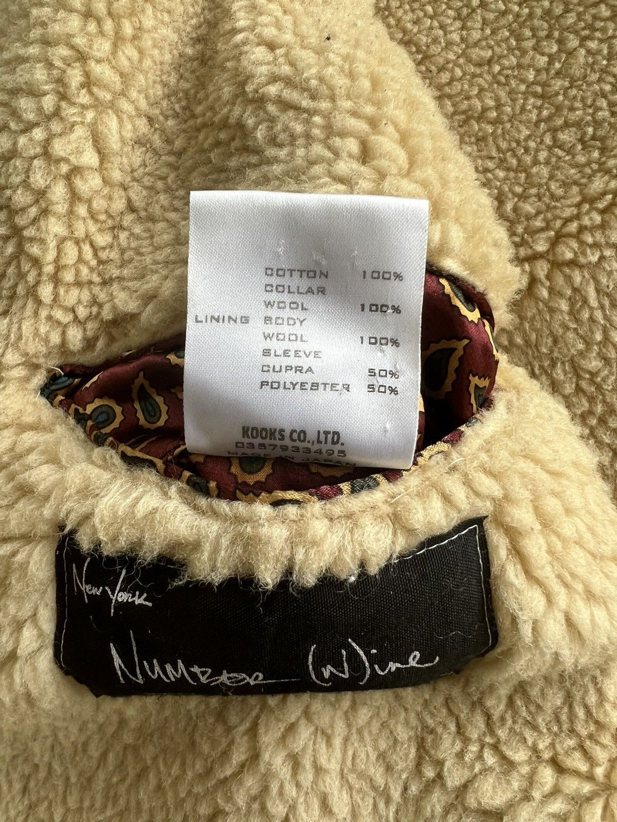Number (N)ine ARCHIVE🔥OG Number Nine Corduroy Sherpa Lined Navajo Jacket Size US L / EU 52-54 / 3 - 15 Thumbnail