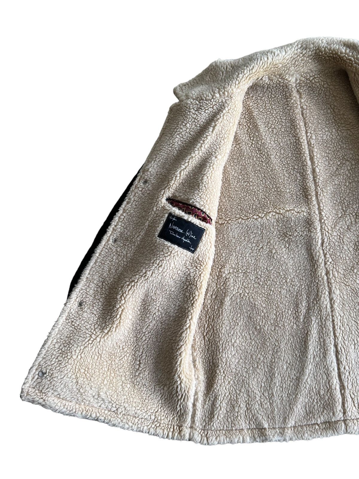 Number (N)ine ARCHIVE🔥OG Number Nine Corduroy Sherpa Lined Navajo Jacket Size US L / EU 52-54 / 3 - 11 Thumbnail