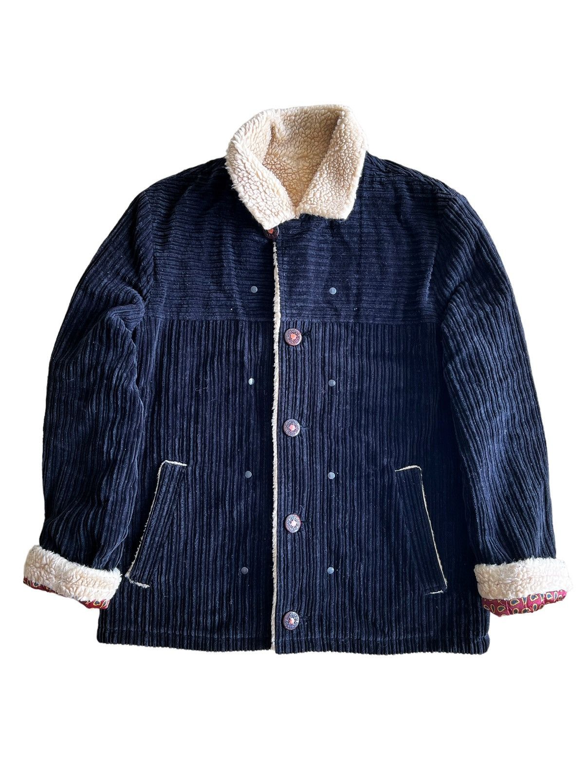Number (N)ine ARCHIVE🔥OG Number Nine Corduroy Sherpa Lined Navajo Jacket Size US L / EU 52-54 / 3 - 5 Thumbnail