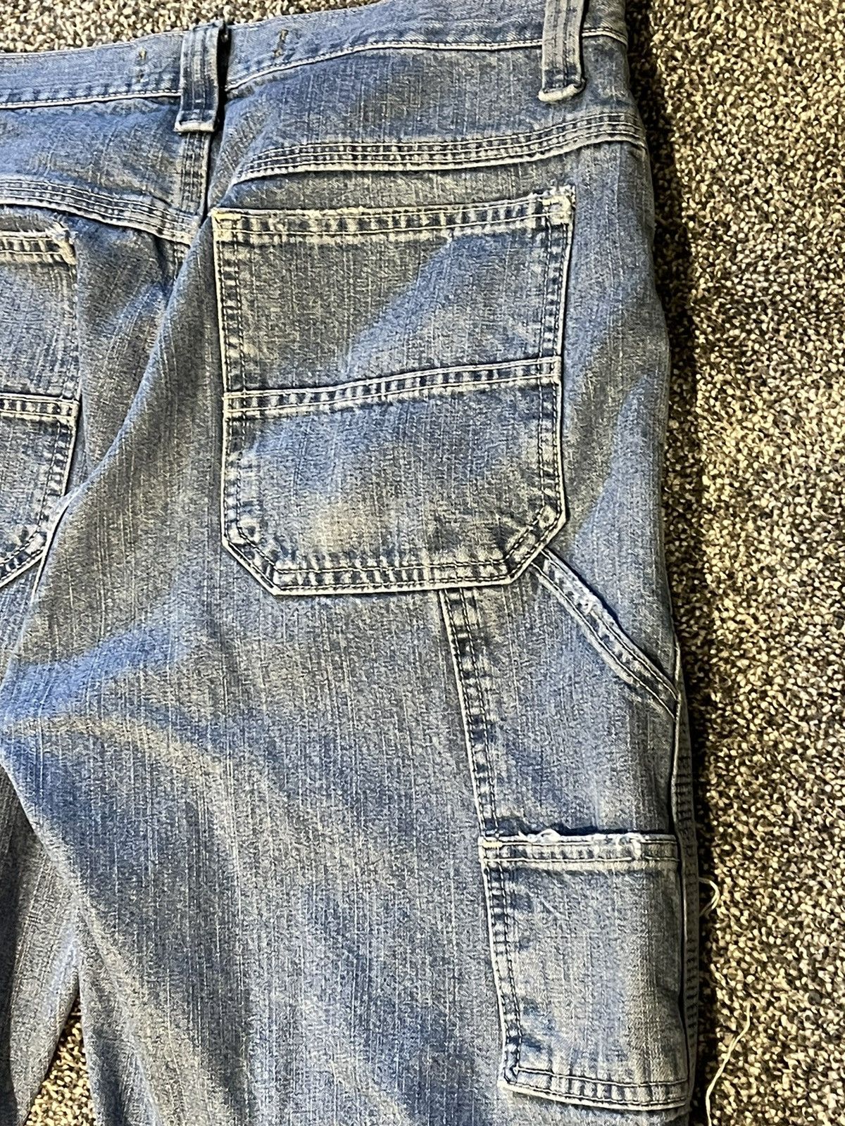 Lee × Vintage Vintage Lee Distressed Baggy Carpenter Denim Size US 34 / EU 50 - 10 Thumbnail