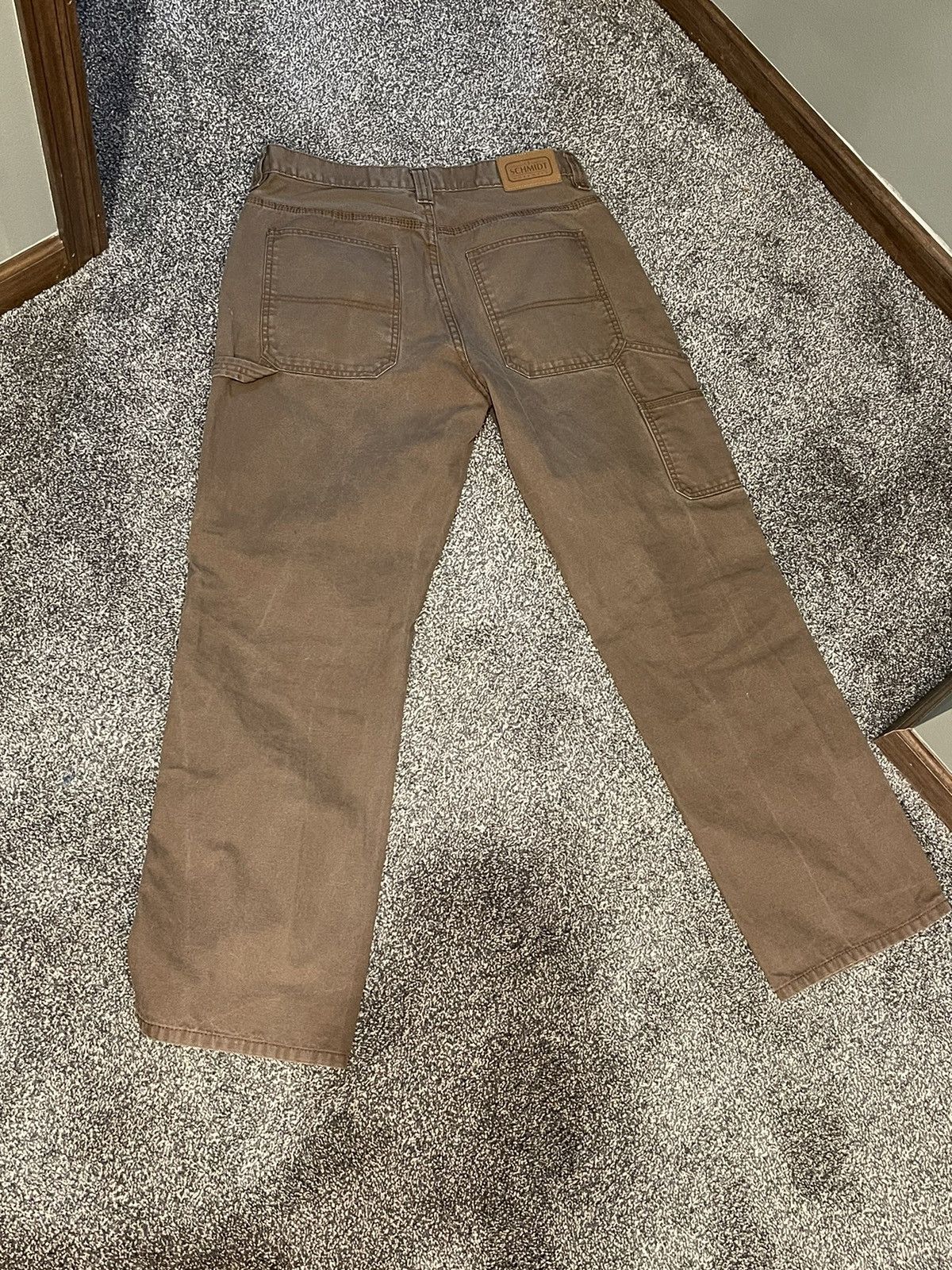 Vintage C.E. Schmidt Canvas Carpenter Work Pants 33 x 32 Size US 34 / EU 50 - 8 Thumbnail