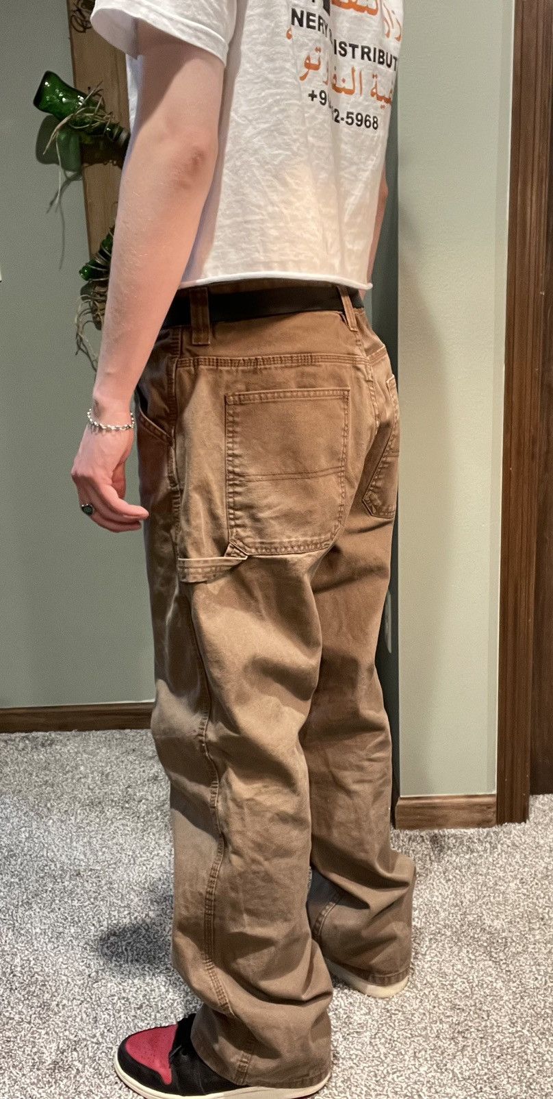Vintage C.E. Schmidt Canvas Carpenter Work Pants 33 x 32 Size US 34 / EU 50 - 4 Thumbnail