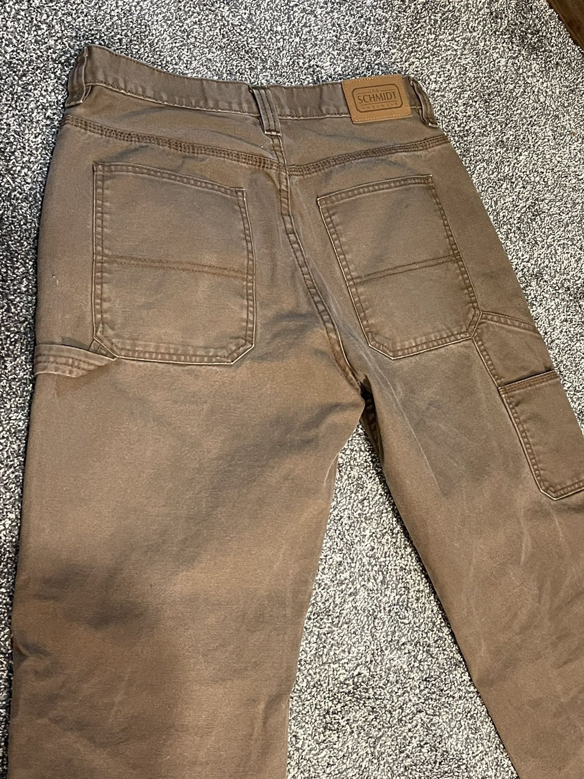 Vintage C.E. Schmidt Canvas Carpenter Work Pants 33 x 32 Size US 34 / EU 50 - 9 Thumbnail