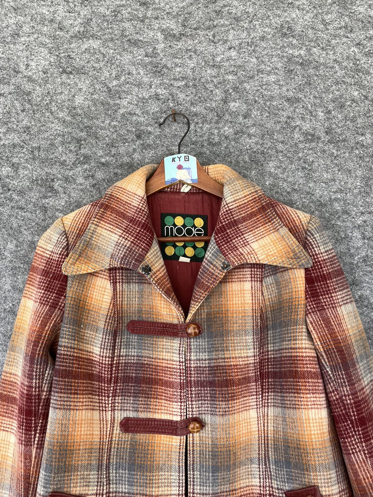 Japanese Brand VINTAGE MODE TARTAN JACKET Size US M / EU 48-50 / 2 - 2 Thumbnail