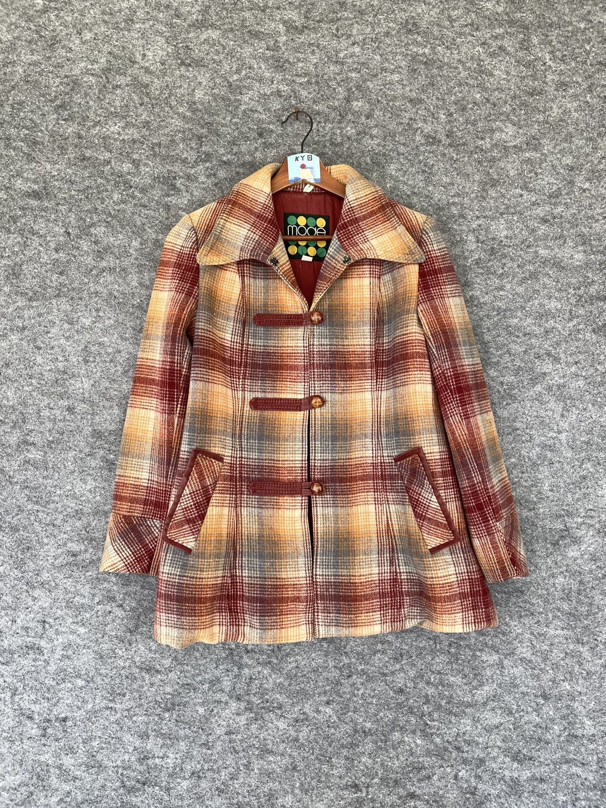 Japanese Brand VINTAGE MODE TARTAN JACKET Size US M / EU 48-50 / 2 - 1 Thumbnail