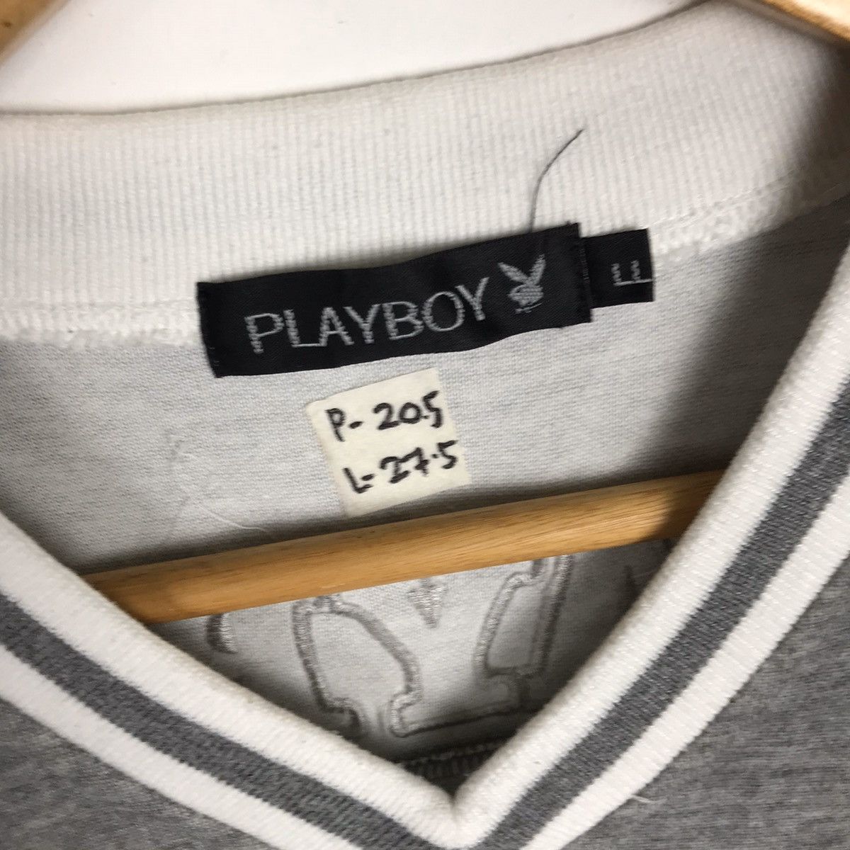 Playboy × Vintage Vintage 90s Playboy Big Bunny Logo T Shirt Size US L / EU 52-54 / 3 - 6 Thumbnail
