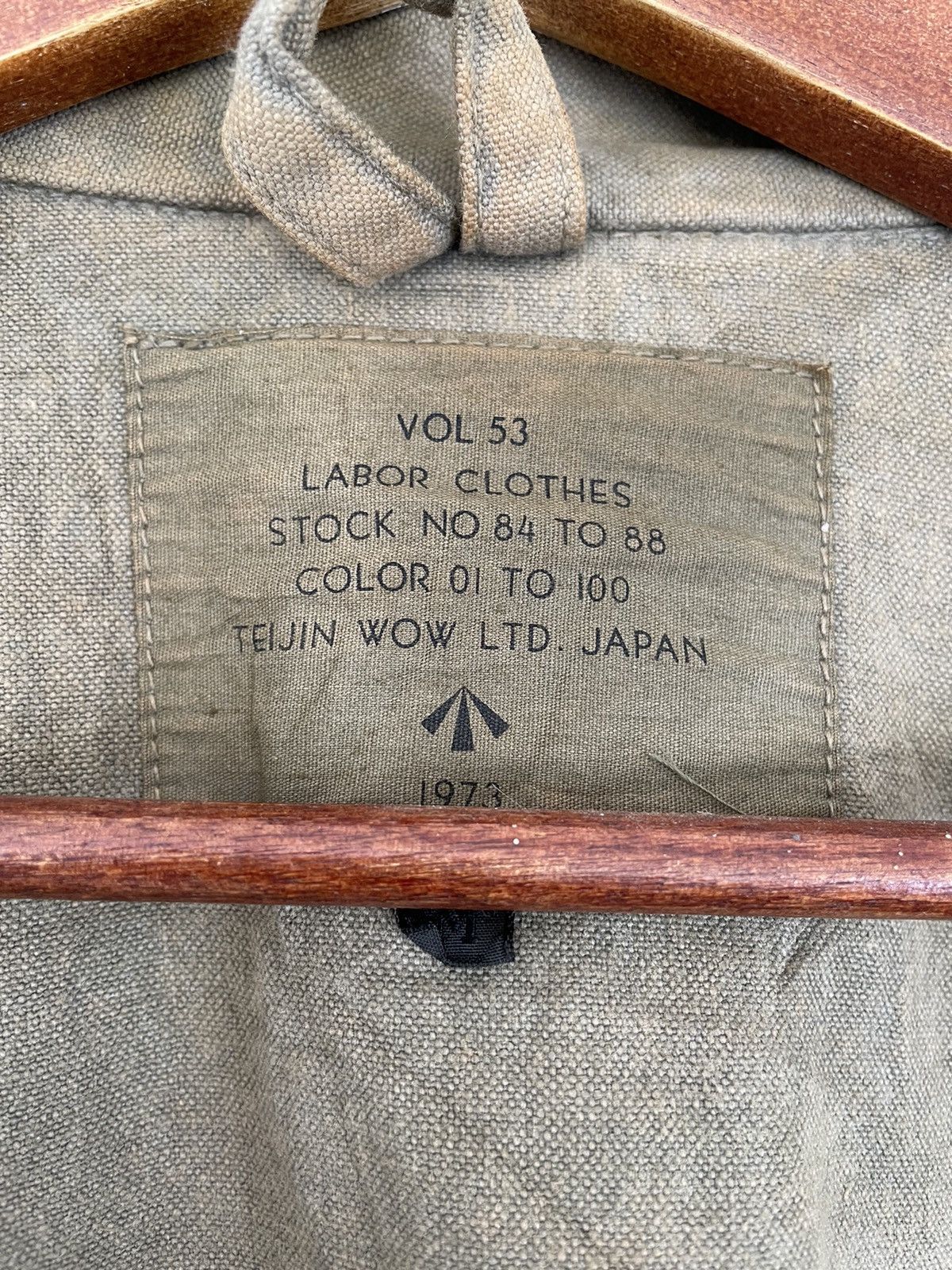 Japanese Brand VINTAGE 1973 LABOR CLOTHES JACKET Size US M / EU 48-50 / 2 - 6 Thumbnail
