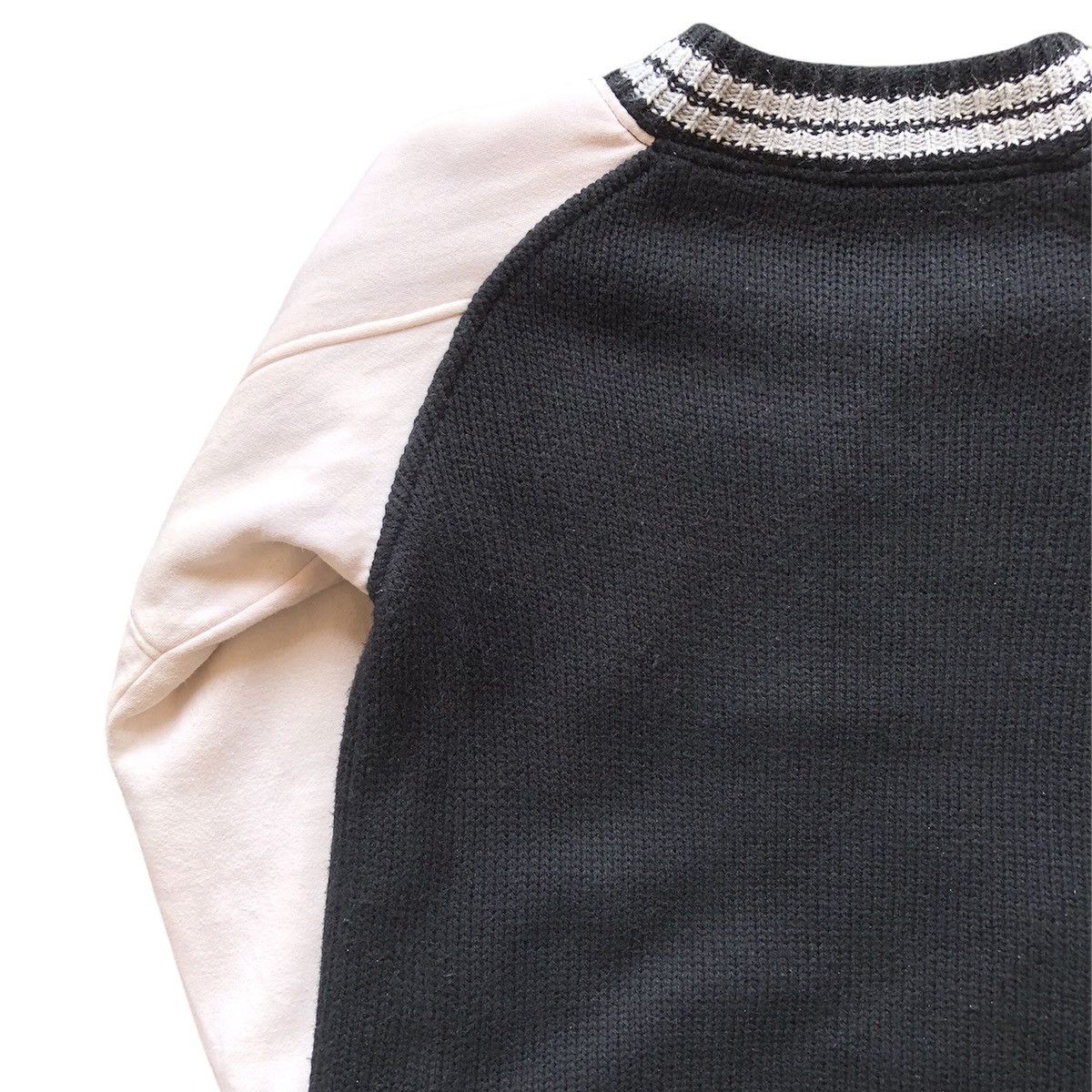 Japanese Brand Vintage Varsity Jacket Zipper Style Jacket Knit Fabric Size US S / EU 44-46 / 1 - 9 Thumbnail