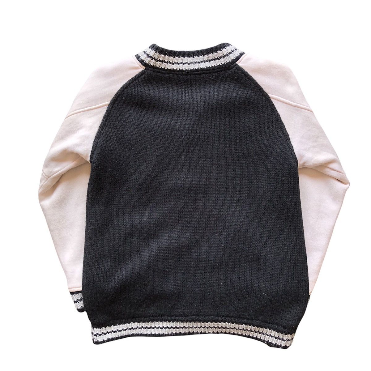 Japanese Brand Vintage Varsity Jacket Zipper Style Jacket Knit Fabric Size US S / EU 44-46 / 1 - 8 Thumbnail