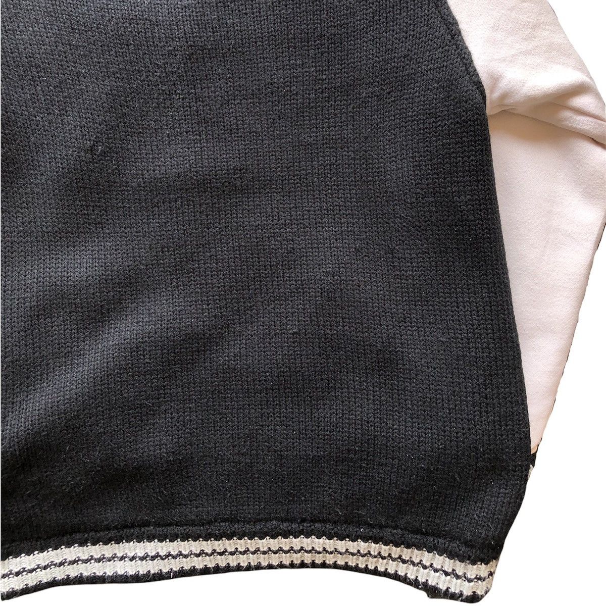 Japanese Brand Vintage Varsity Jacket Zipper Style Jacket Knit Fabric Size US S / EU 44-46 / 1 - 10 Thumbnail