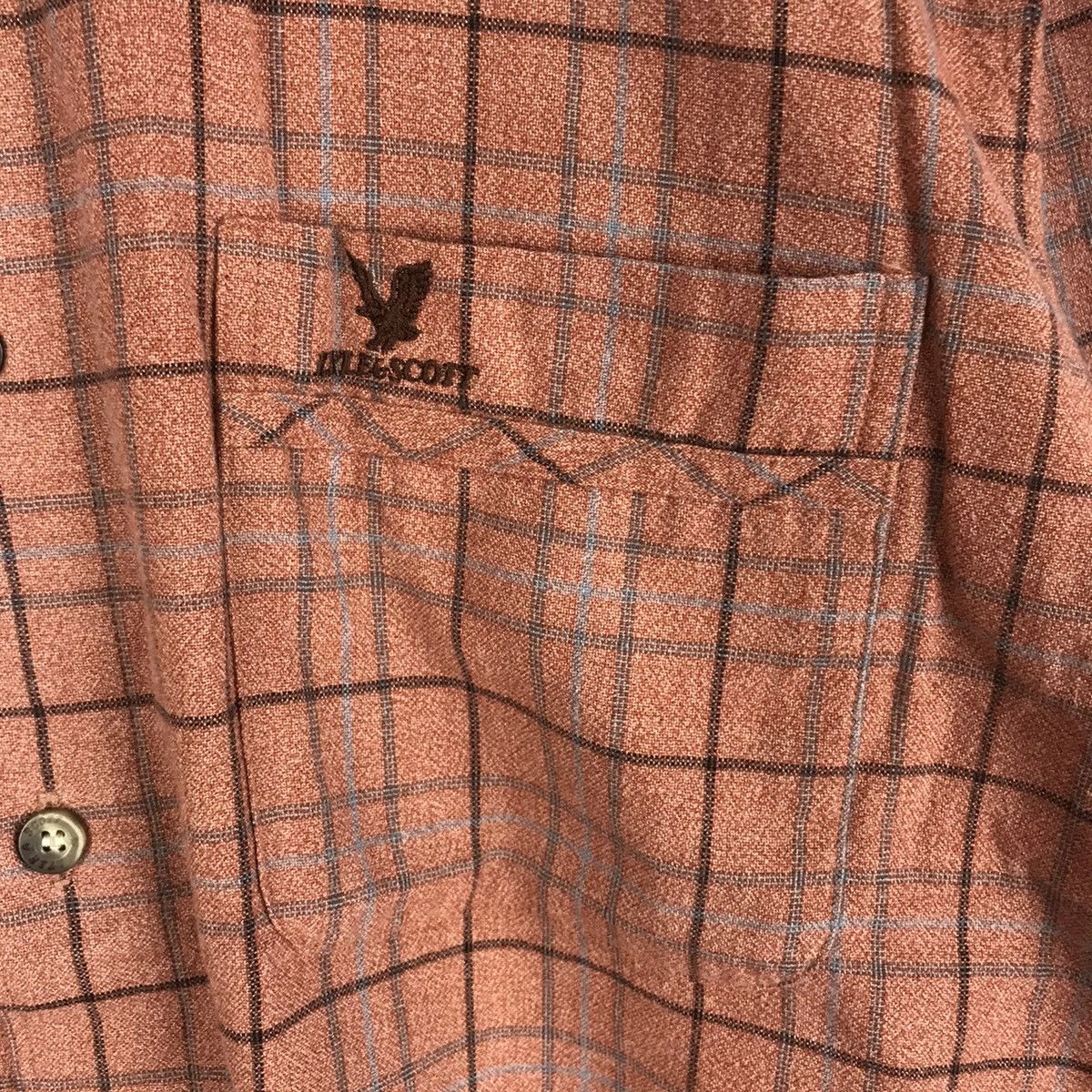 Lyle & Scott Lyle & Scott Plaid Single Pocket Button Up Size US S / EU 44-46 / 1 - 4 Thumbnail