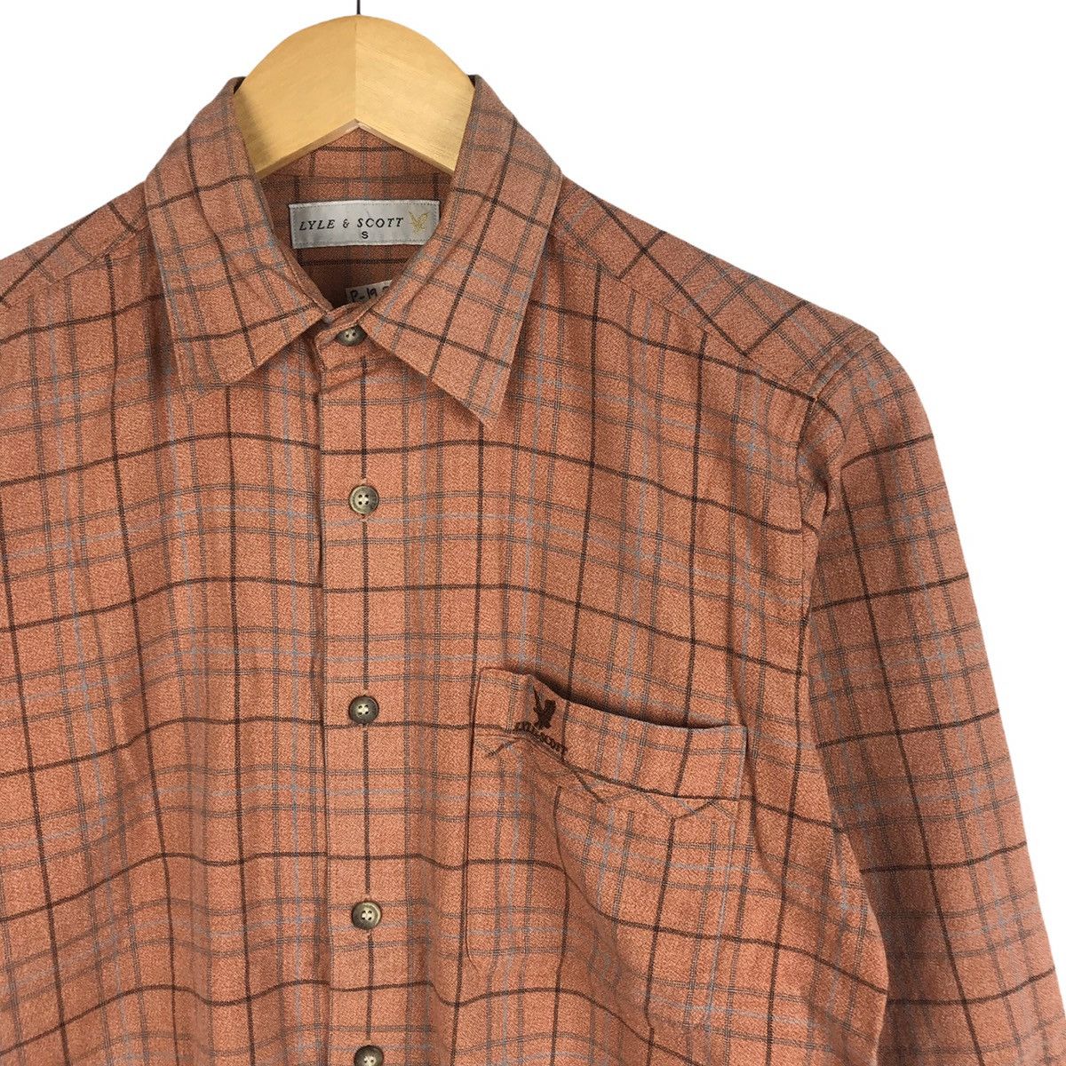 Lyle & Scott Lyle & Scott Plaid Single Pocket Button Up Size US S / EU 44-46 / 1 - 3 Thumbnail