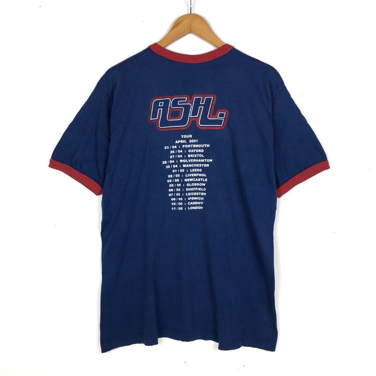 Band Tees × Vintage Vintage 00’s Ash Band UK Tour Promo Album T Shirt Size US L / EU 52-54 / 3 - 2 Thumbnail