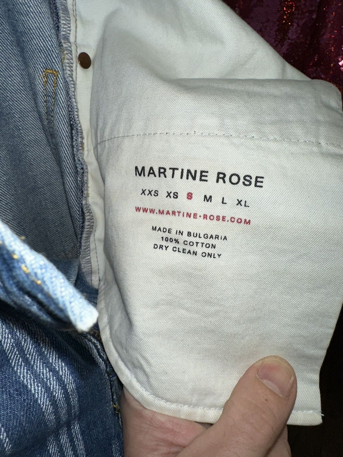 Martine Rose Martine rose striped jeans Size US 31 - 9 Thumbnail