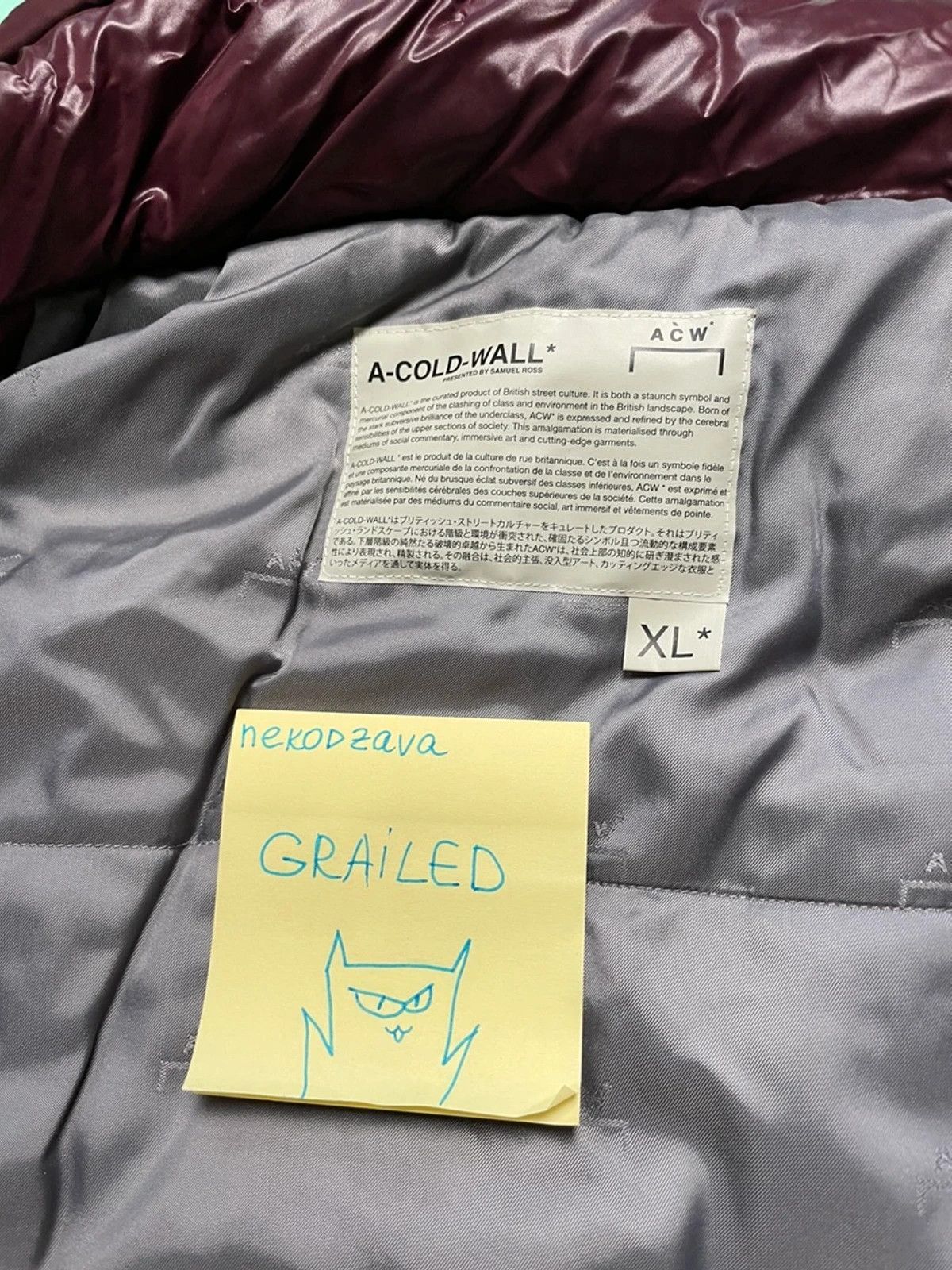 A-COLD-WALL* A Cold Wall Crinkle Puffer Jacket Size US XL / EU 56 / 4 - 10 Thumbnail