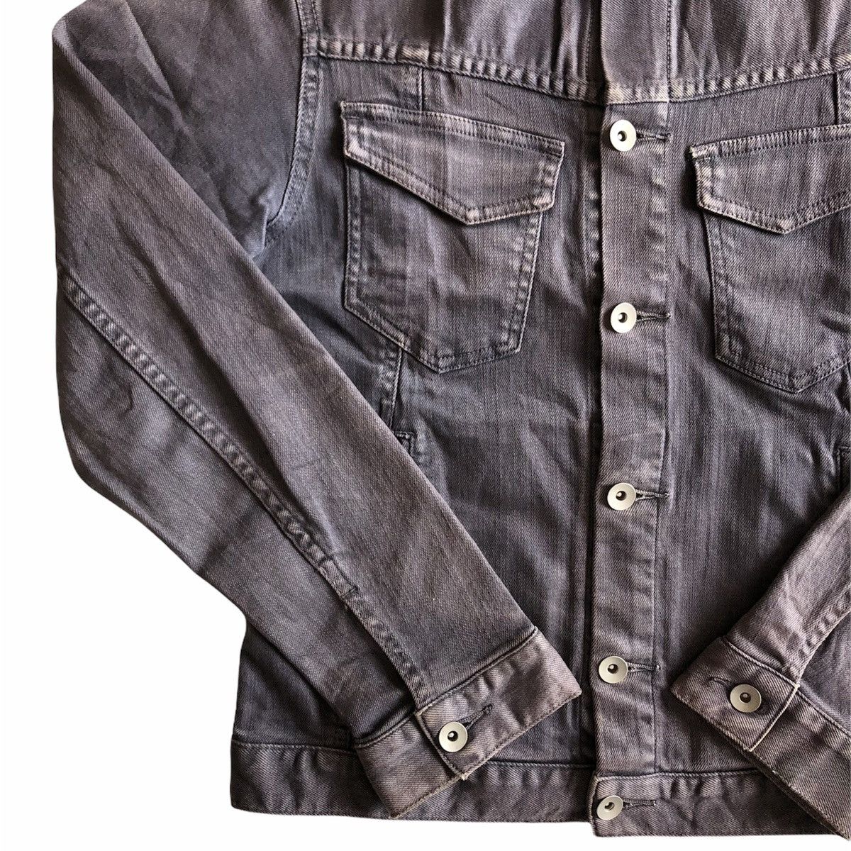 Japanese Brand Vintage 90's Trucker Denim Jacket by Nano Universe Size US S / EU 44-46 / 1 - 4 Thumbnail