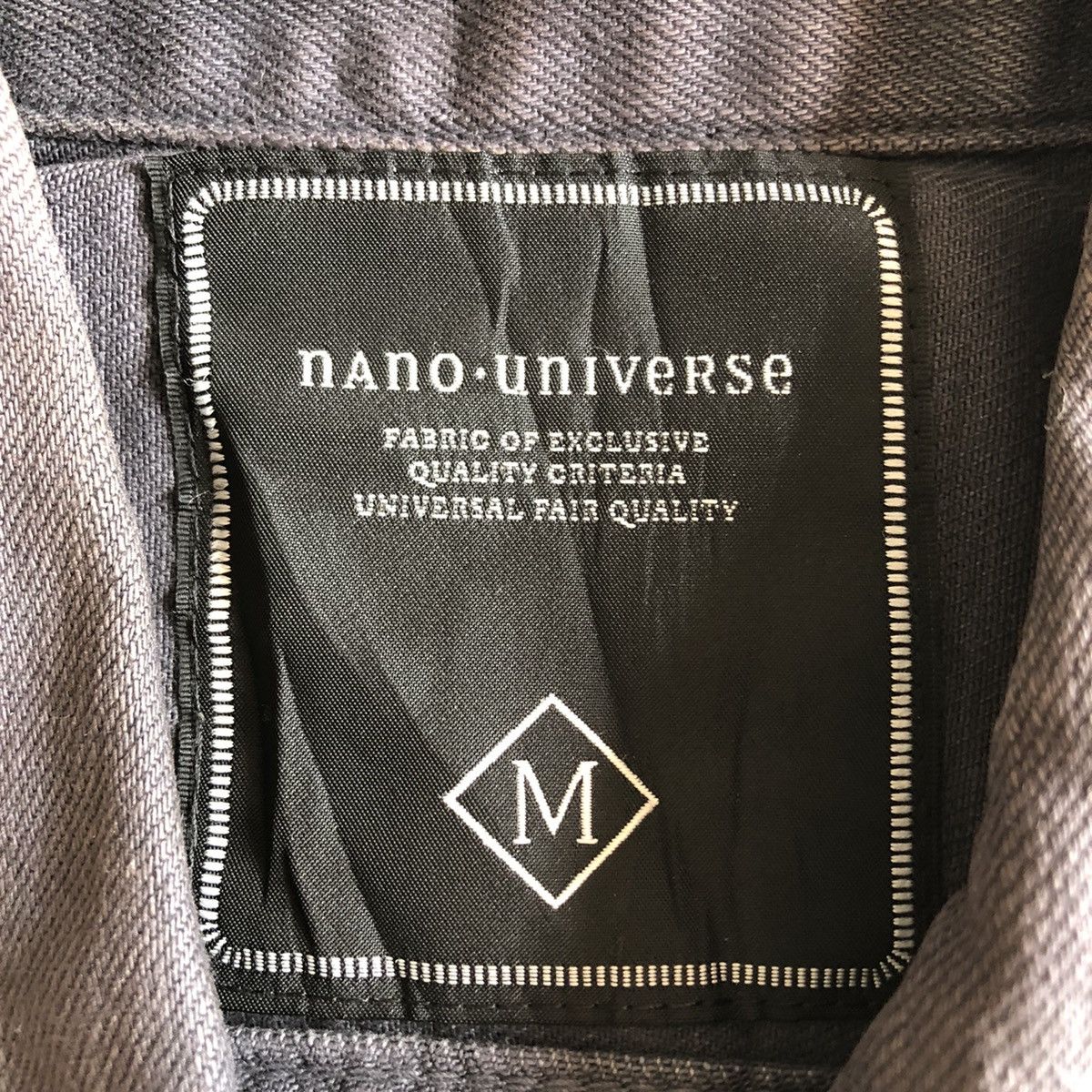 Japanese Brand Vintage 90's Trucker Denim Jacket by Nano Universe Size US S / EU 44-46 / 1 - 12 Thumbnail