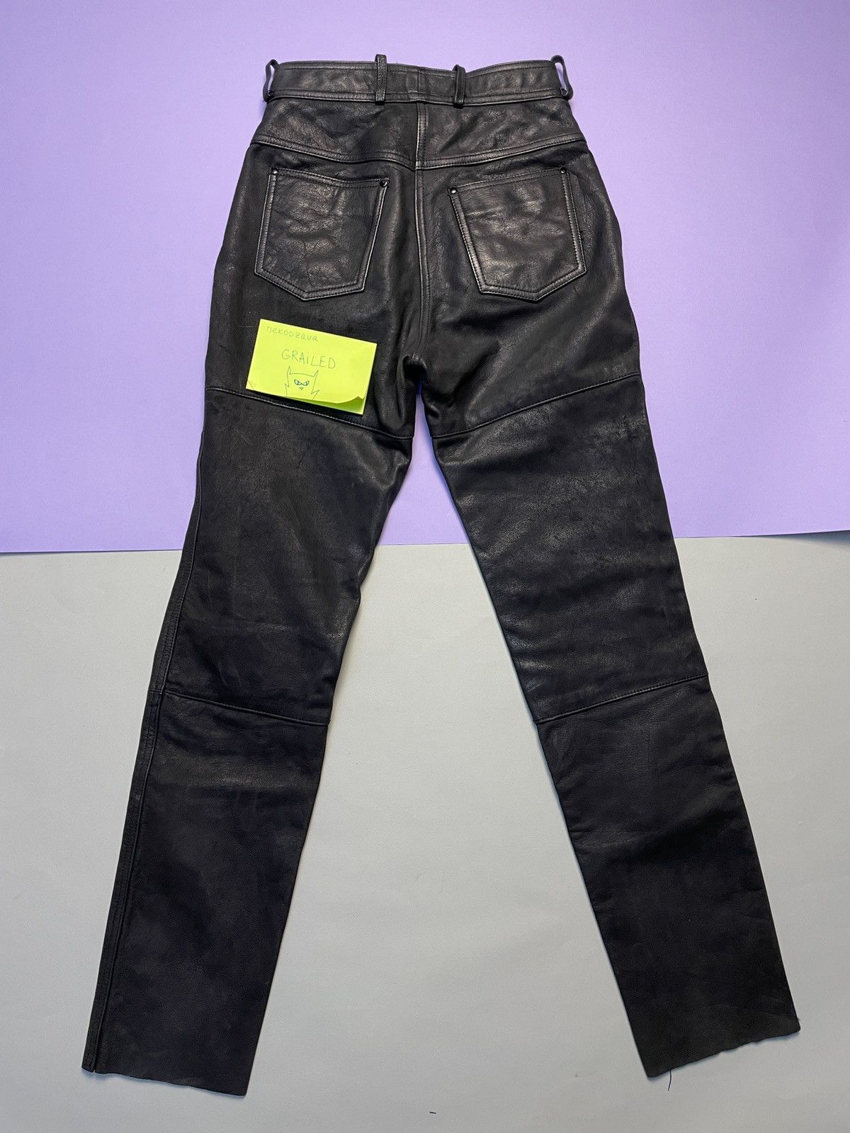 Hein Gericke Hein Gericke Leather Pants Size 26" / US 2 / IT 38 - 8 Thumbnail