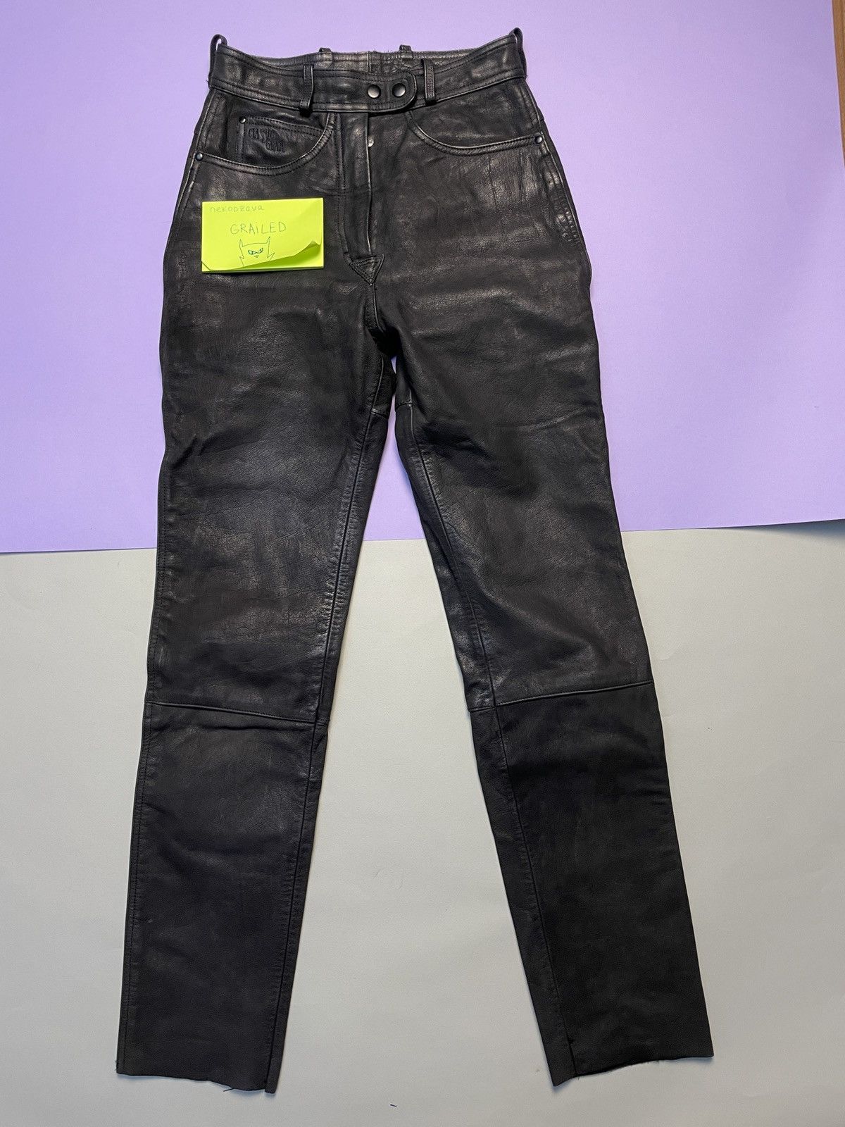 Hein Gericke Hein Gericke Leather Pants Size 26" / US 2 / IT 38 - 1 Thumbnail