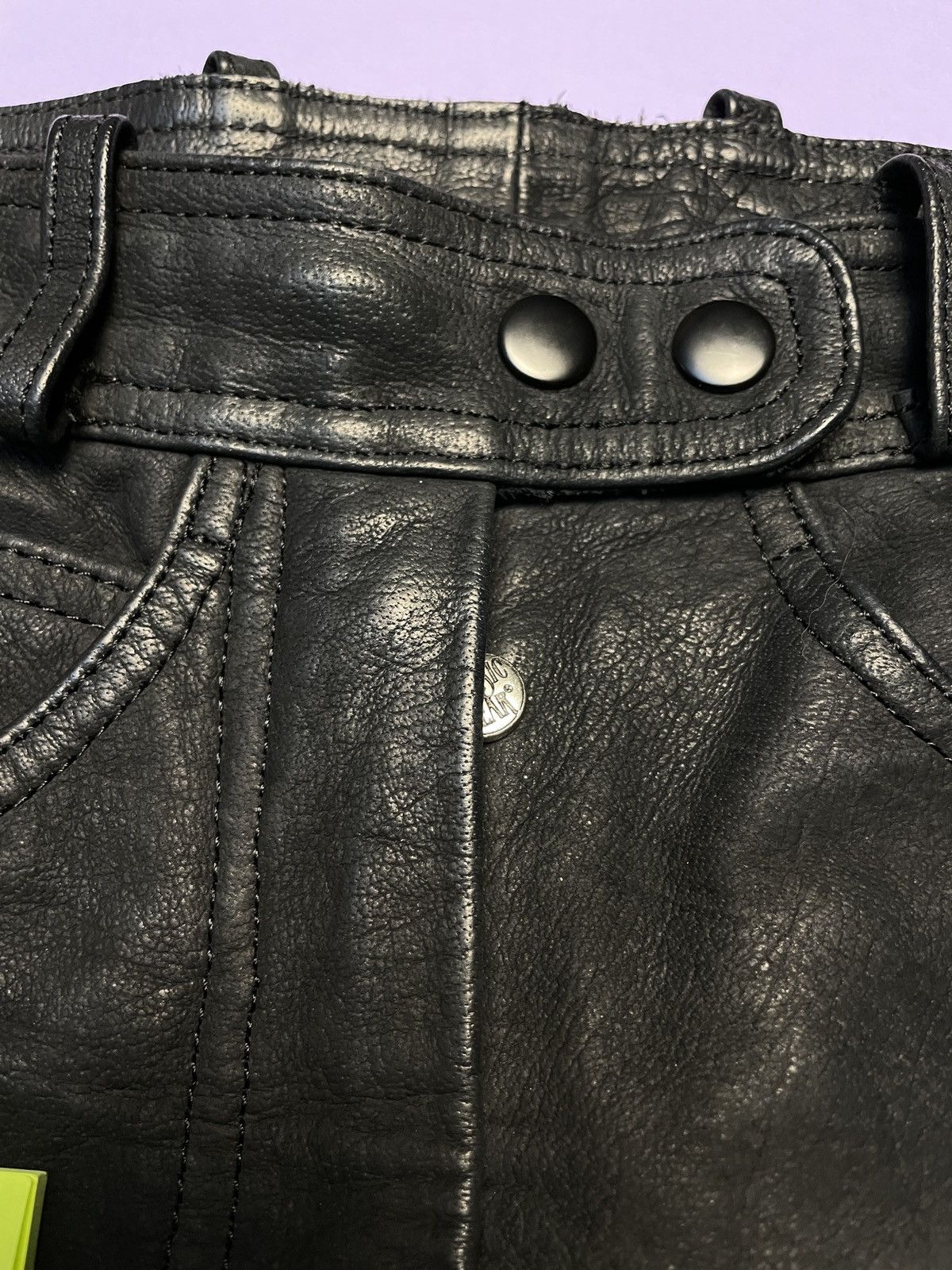 Hein Gericke Hein Gericke Leather Pants Size 26" / US 2 / IT 38 - 4 Thumbnail