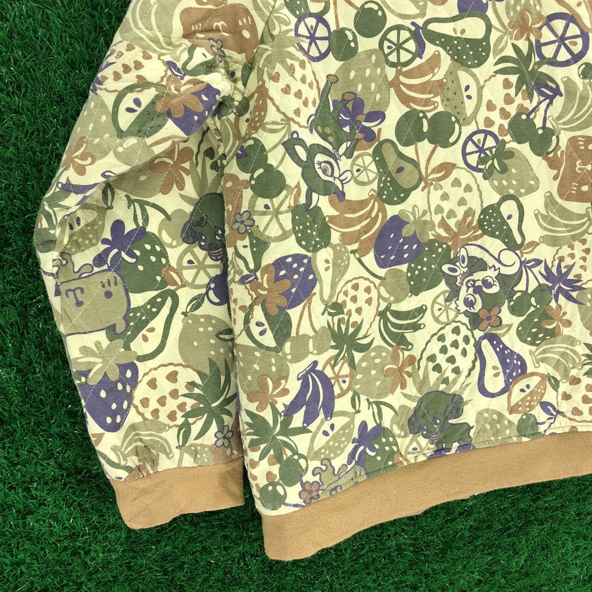 Japanese Brand Vintage Fullprint Quilted Bomber Style Jacket by Jimy Chan Size US XS / EU 42 / 0 - 6 Thumbnail