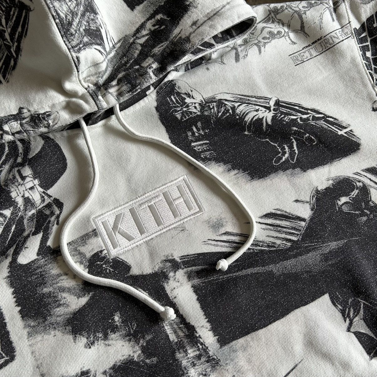 Kith × Star Wars DARTH VADER iLLUSTRATiON CONCEPT ART SKETCH HOODiE WAFFLE Size US XL / EU 56 / 4 - 5 Thumbnail