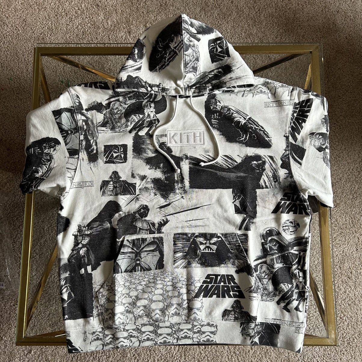DARTH VADER iLLUSTRATiON CONCEPT ART SKETCH HOODiE WAFFLE