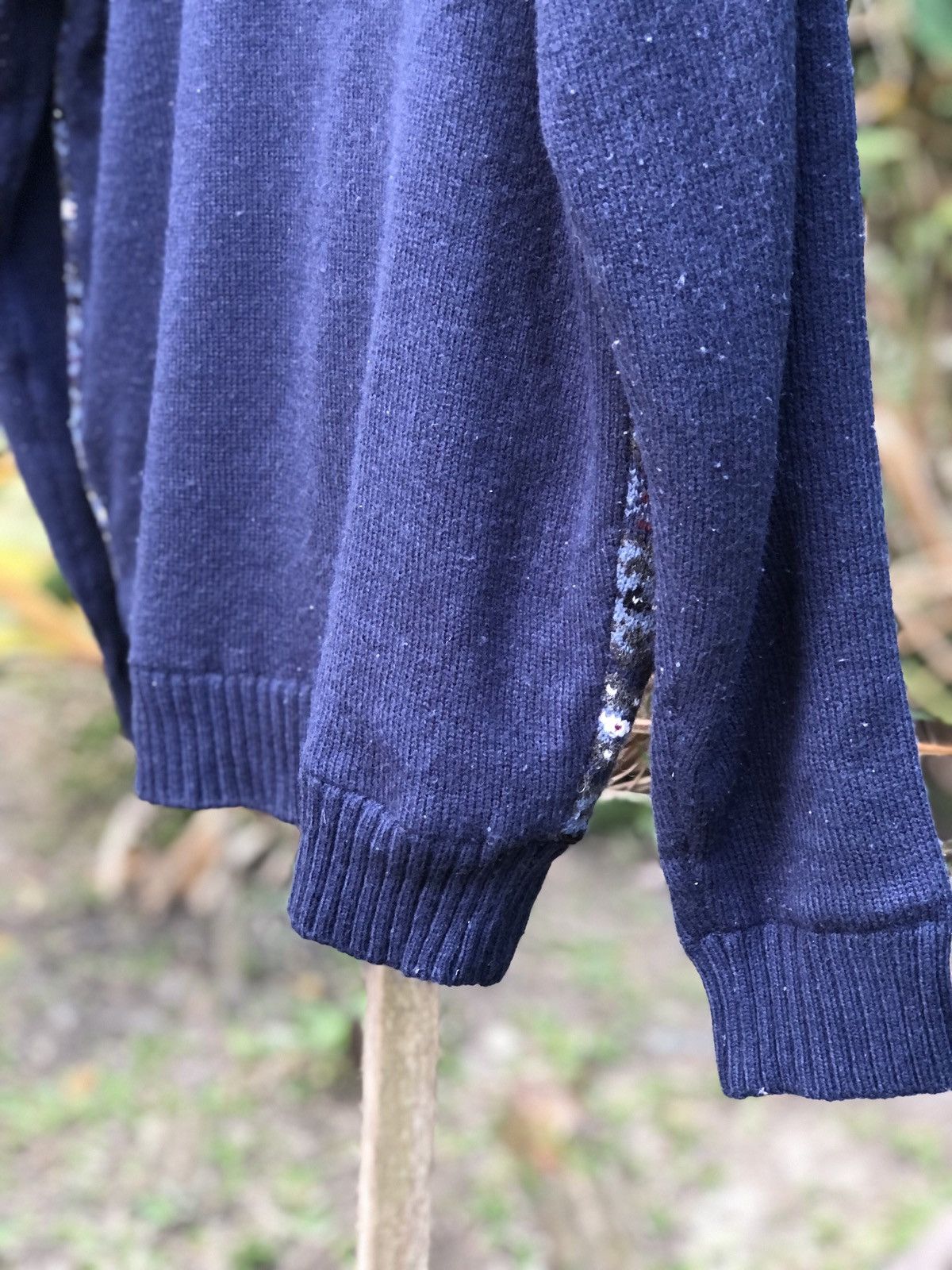Japanese Brand Vintage Knit Zipper Sweater by Benpan Collection Size US M / EU 48-50 / 2 - 6 Thumbnail