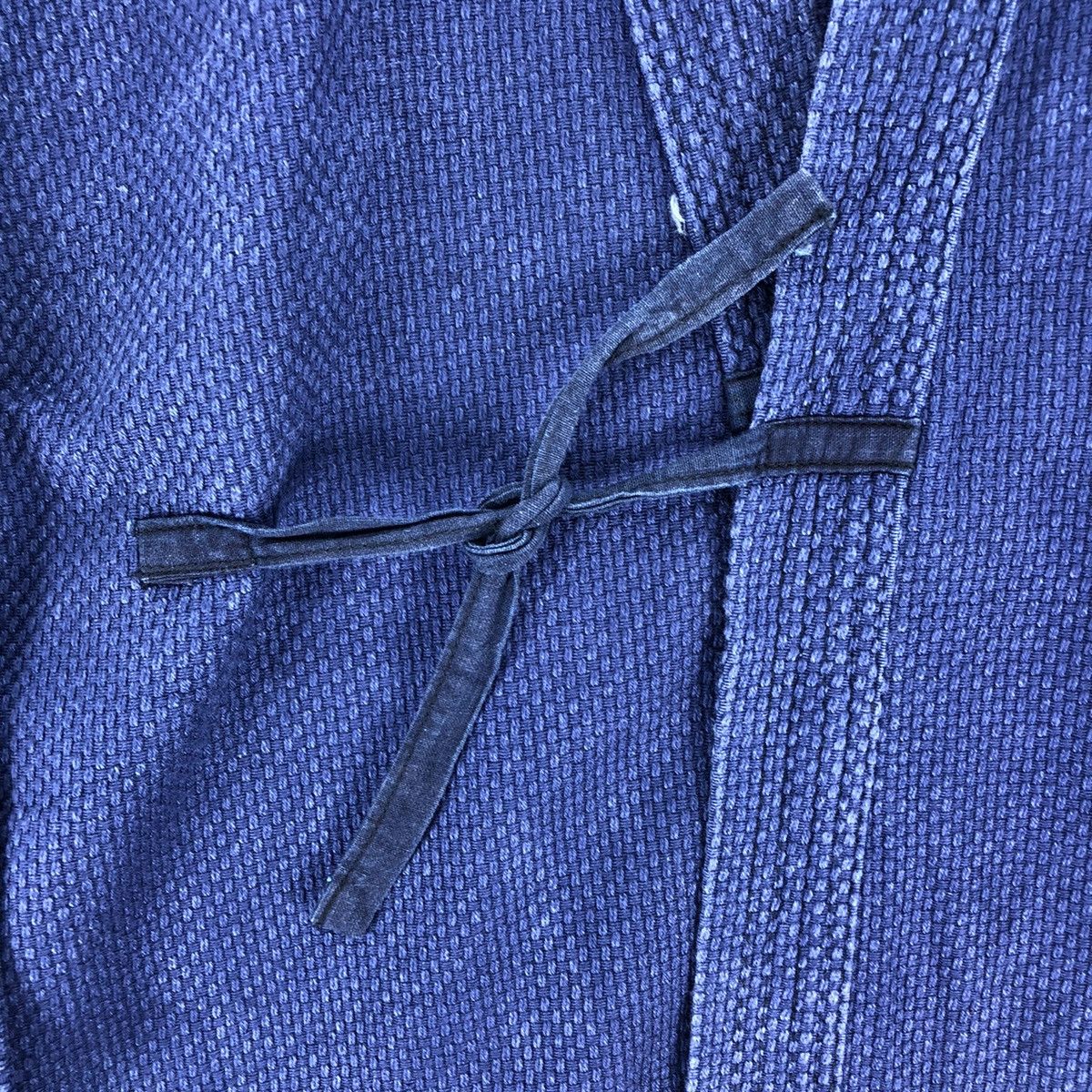 Japanese Brand Vintage Kimono Japan Kendo Fabric Blue Indigo Size US M / EU 48-50 / 2 - 9 Thumbnail