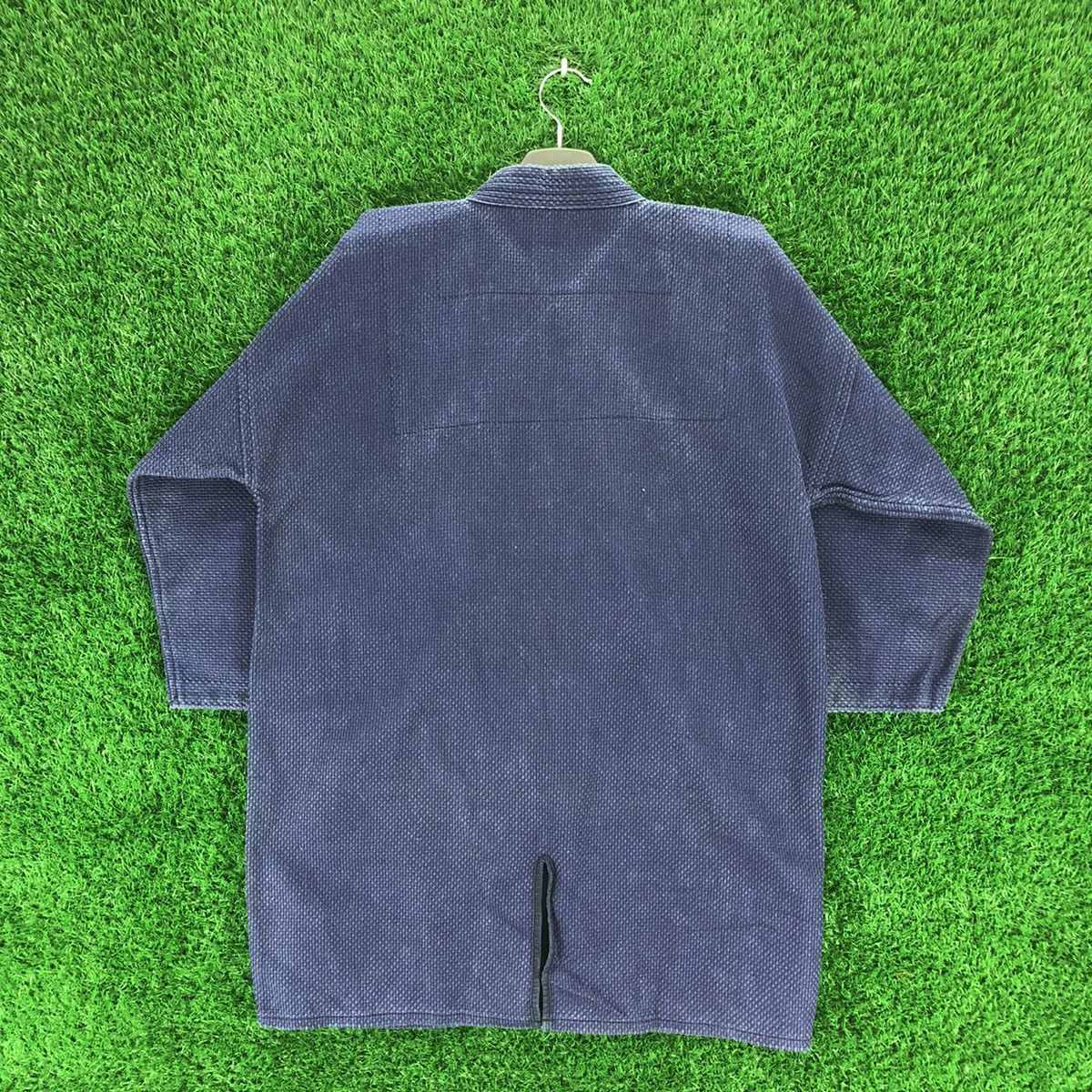 Japanese Brand Vintage Kimono Japan Kendo Fabric Blue Indigo Size US M / EU 48-50 / 2 - 4 Thumbnail