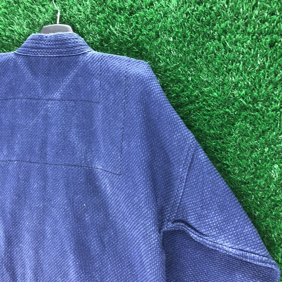 Japanese Brand Vintage Kimono Japan Kendo Fabric Blue Indigo Size US M / EU 48-50 / 2 - 5 Thumbnail