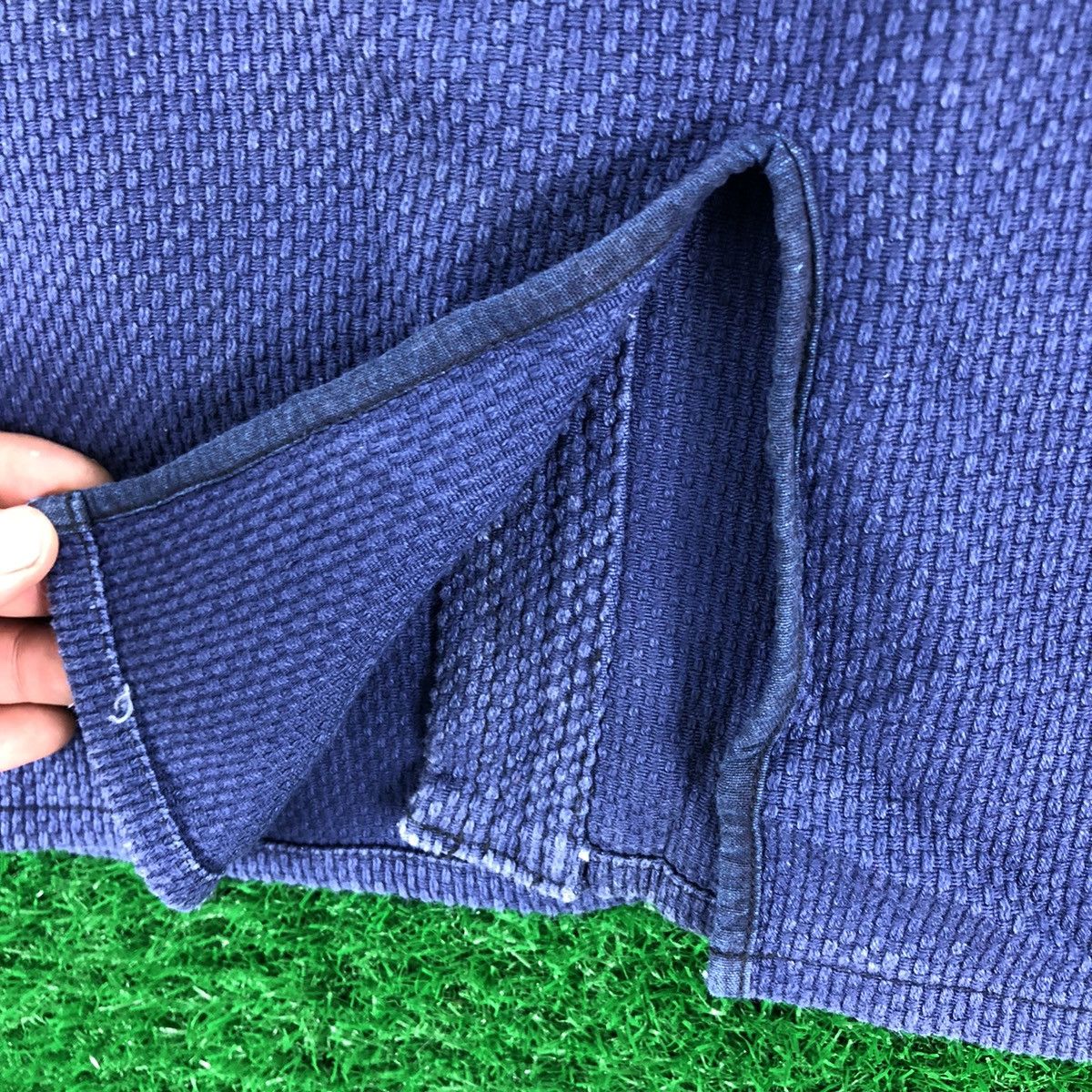 Japanese Brand Vintage Kimono Japan Kendo Fabric Blue Indigo Size US M / EU 48-50 / 2 - 8 Thumbnail