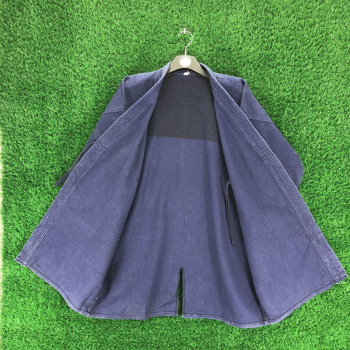 Japanese Brand Vintage Kimono Japan Kendo Fabric Blue Indigo Size US M / EU 48-50 / 2 - 7 Thumbnail