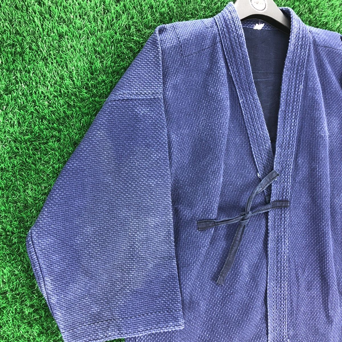 Japanese Brand Vintage Kimono Japan Kendo Fabric Blue Indigo Size US M / EU 48-50 / 2 - 2 Thumbnail