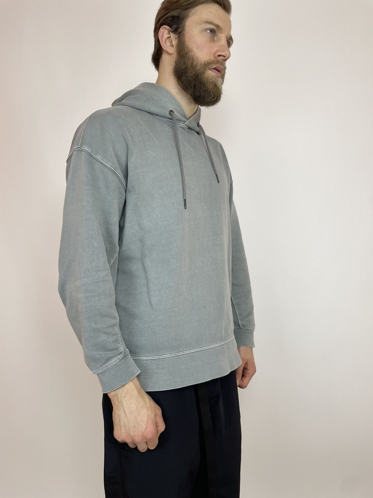 Zara ZARA Mens Hoodie washed grey size Large Size US L / EU 52-54 / 3 - 5 Thumbnail