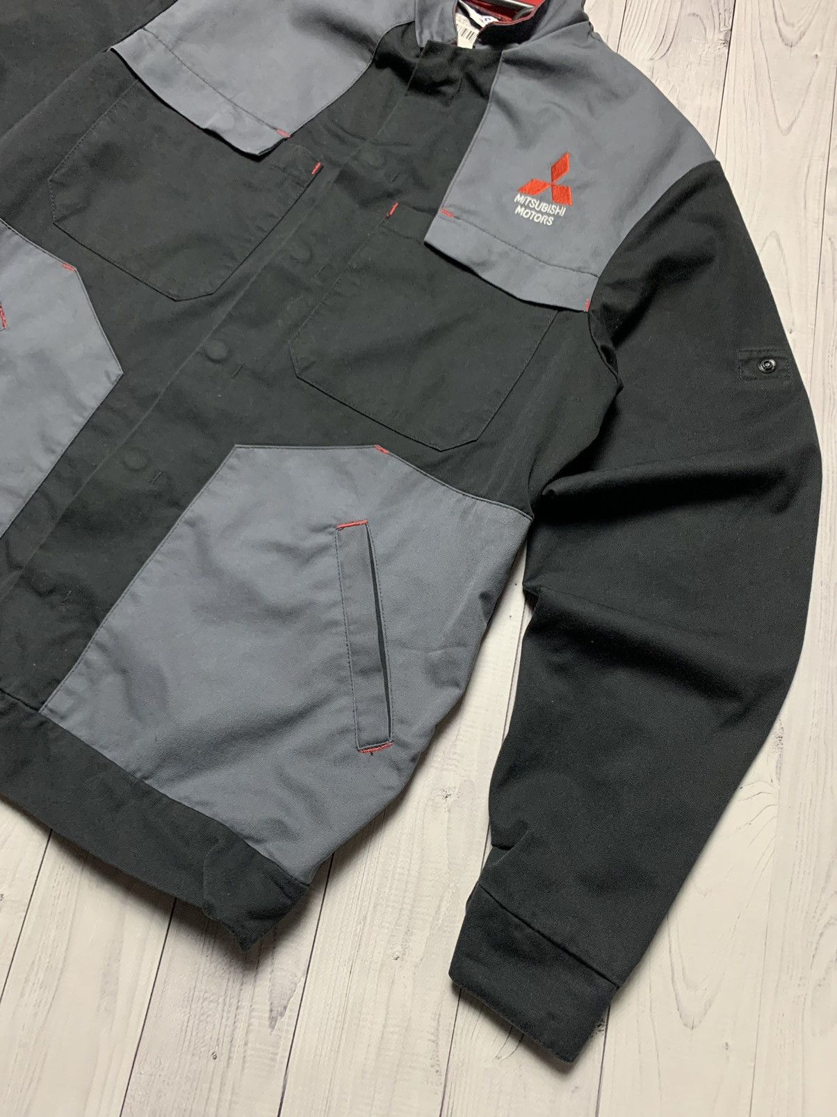Vintage Vintage Racing Mitsubishi jacket size S work wear Size US S / EU 44-46 / 1 - 5 Thumbnail