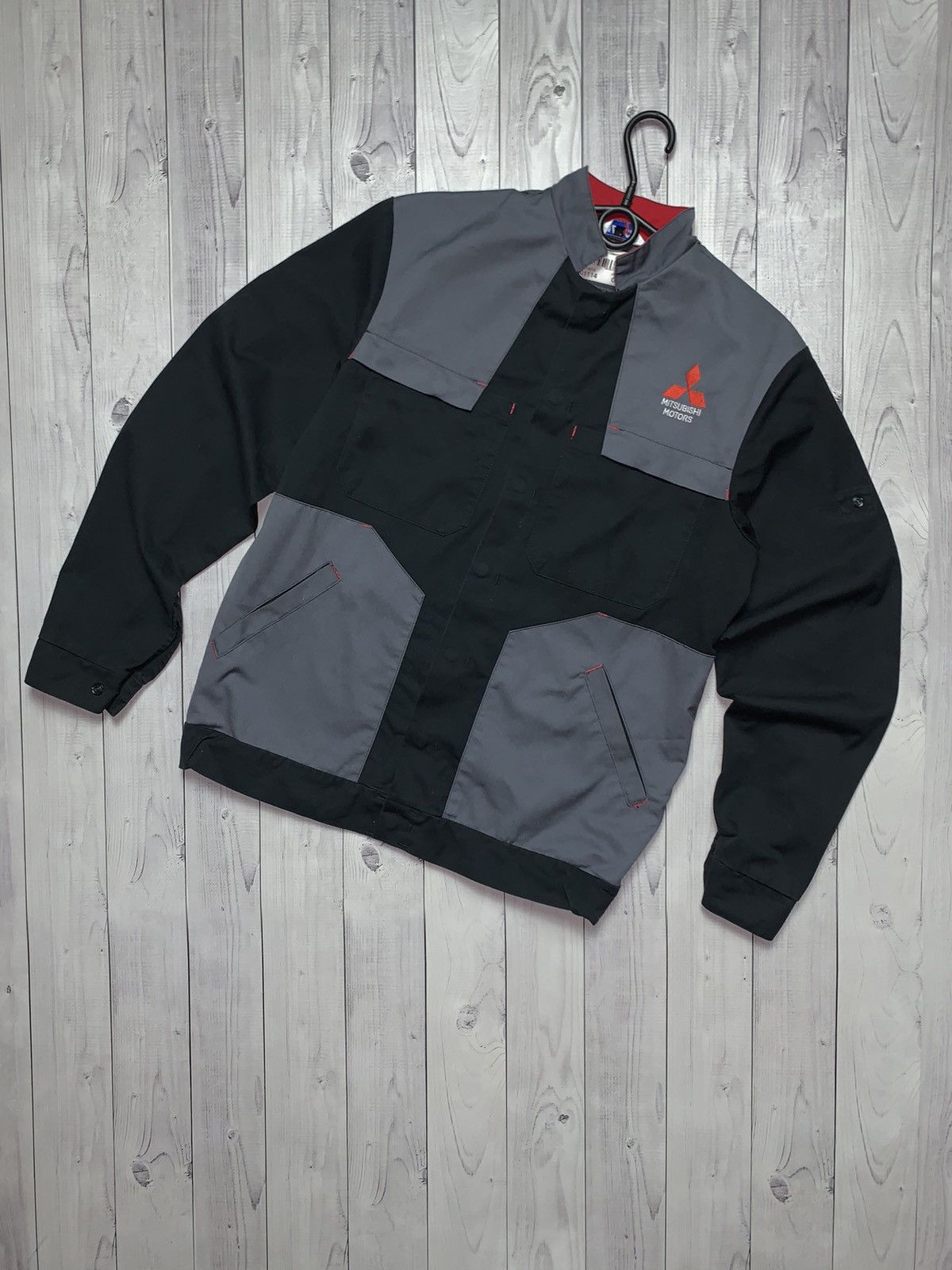 Vintage Vintage Racing Mitsubishi jacket size S work wear Size US S / EU 44-46 / 1 - 1 Thumbnail