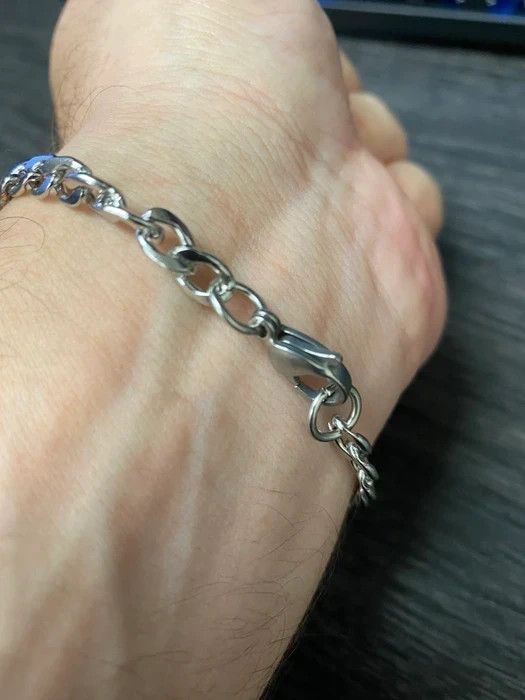 Other Silver Cuban Chain Bracelet Size ONE SIZE - 3 Thumbnail