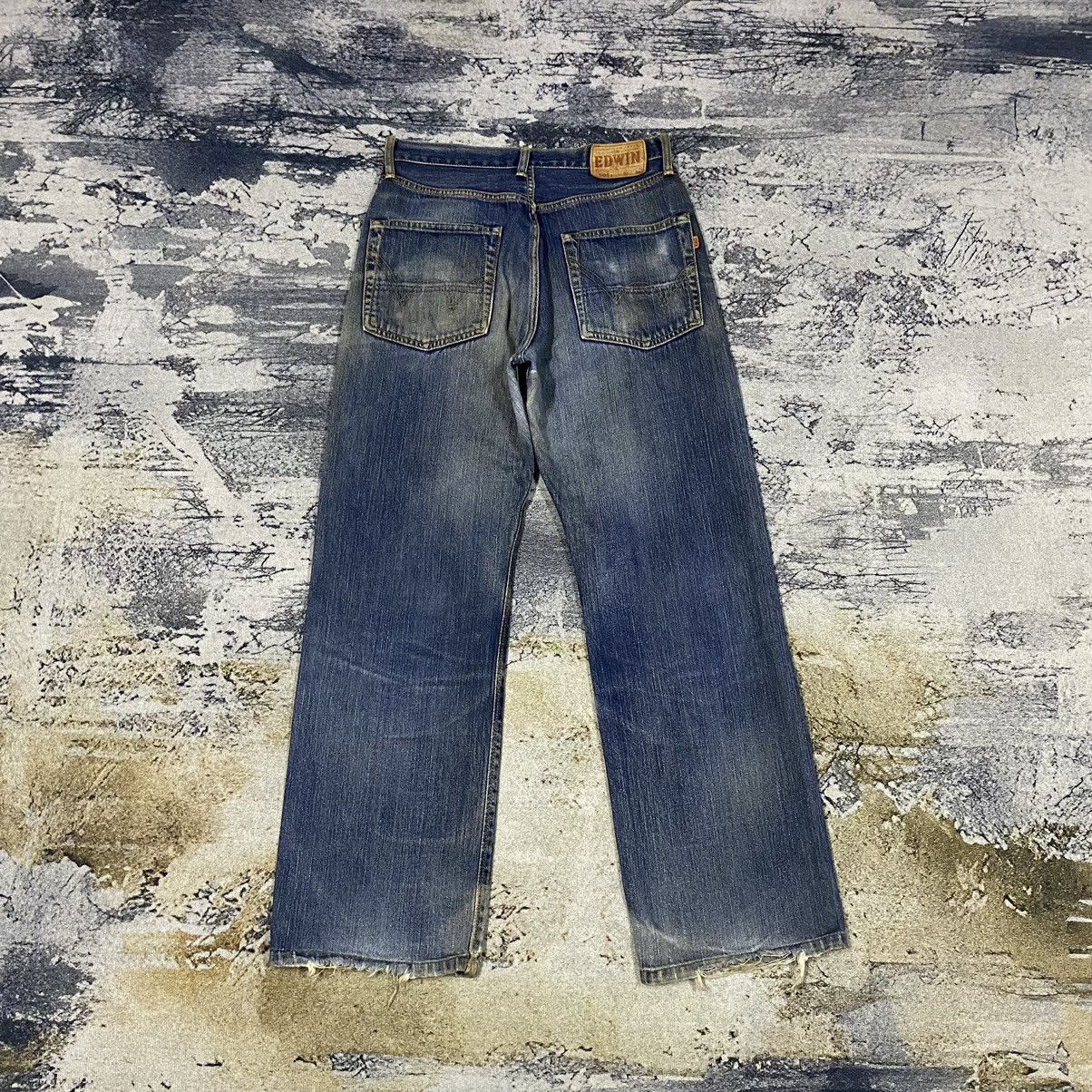 Japanese Brand Redline Selvedge Vintage Japanese Edwin 505z Denim Jeans Size US 29 - 2 Thumbnail