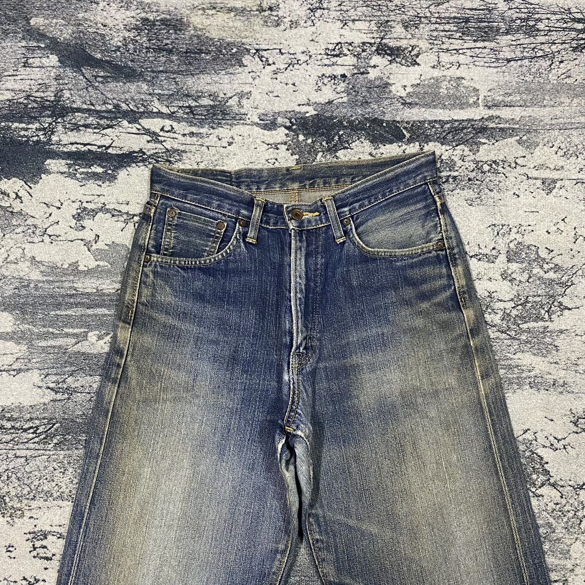 Japanese Brand Redline Selvedge Vintage Japanese Edwin 505z Denim Jeans Size US 29 - 3 Thumbnail
