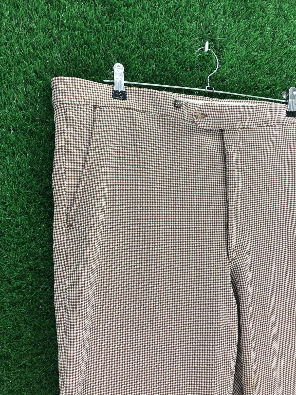 Sears Vintage 70's Sears Talon Zipper Checkered Pants Size US 38 / EU 54 - 2 Thumbnail