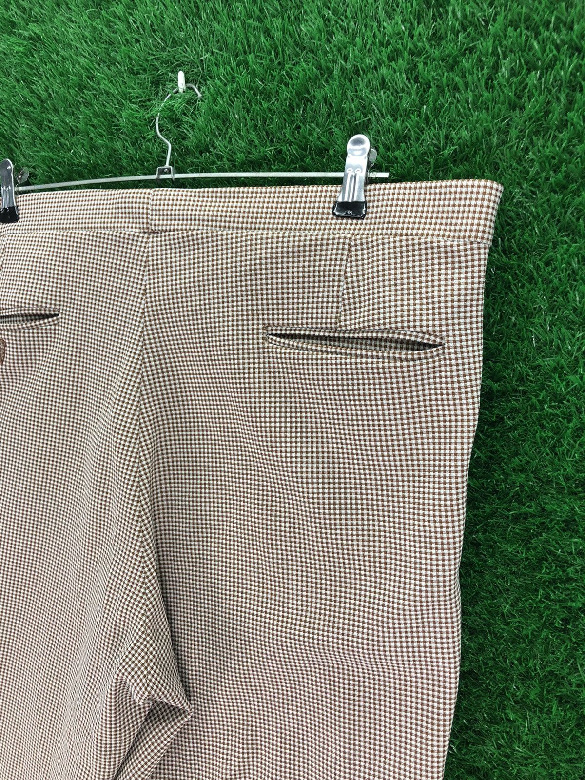 Sears Vintage 70's Sears Talon Zipper Checkered Pants Size US 38 / EU 54 - 6 Thumbnail
