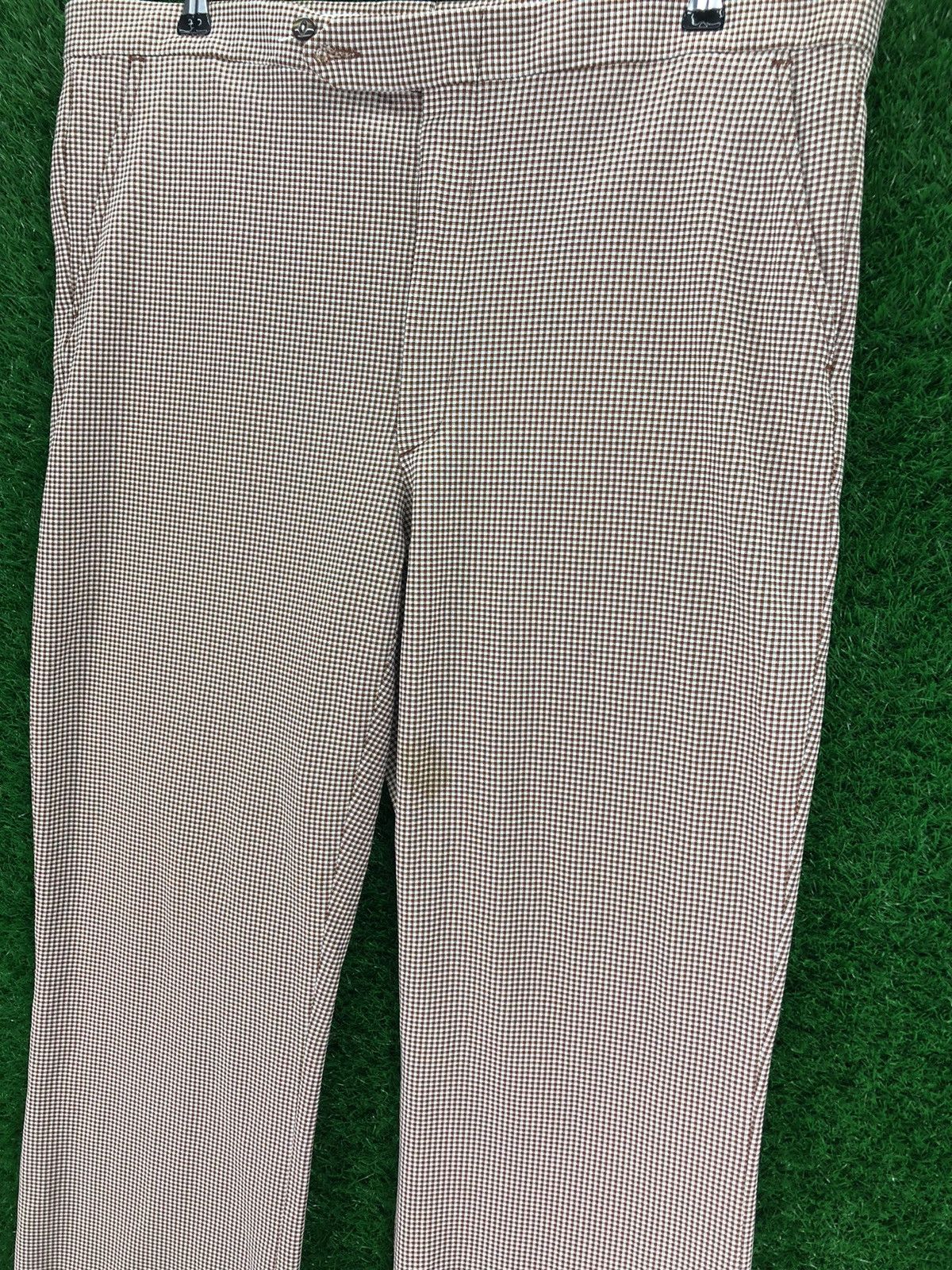 Sears Vintage 70's Sears Talon Zipper Checkered Pants Size US 38 / EU 54 - 3 Thumbnail