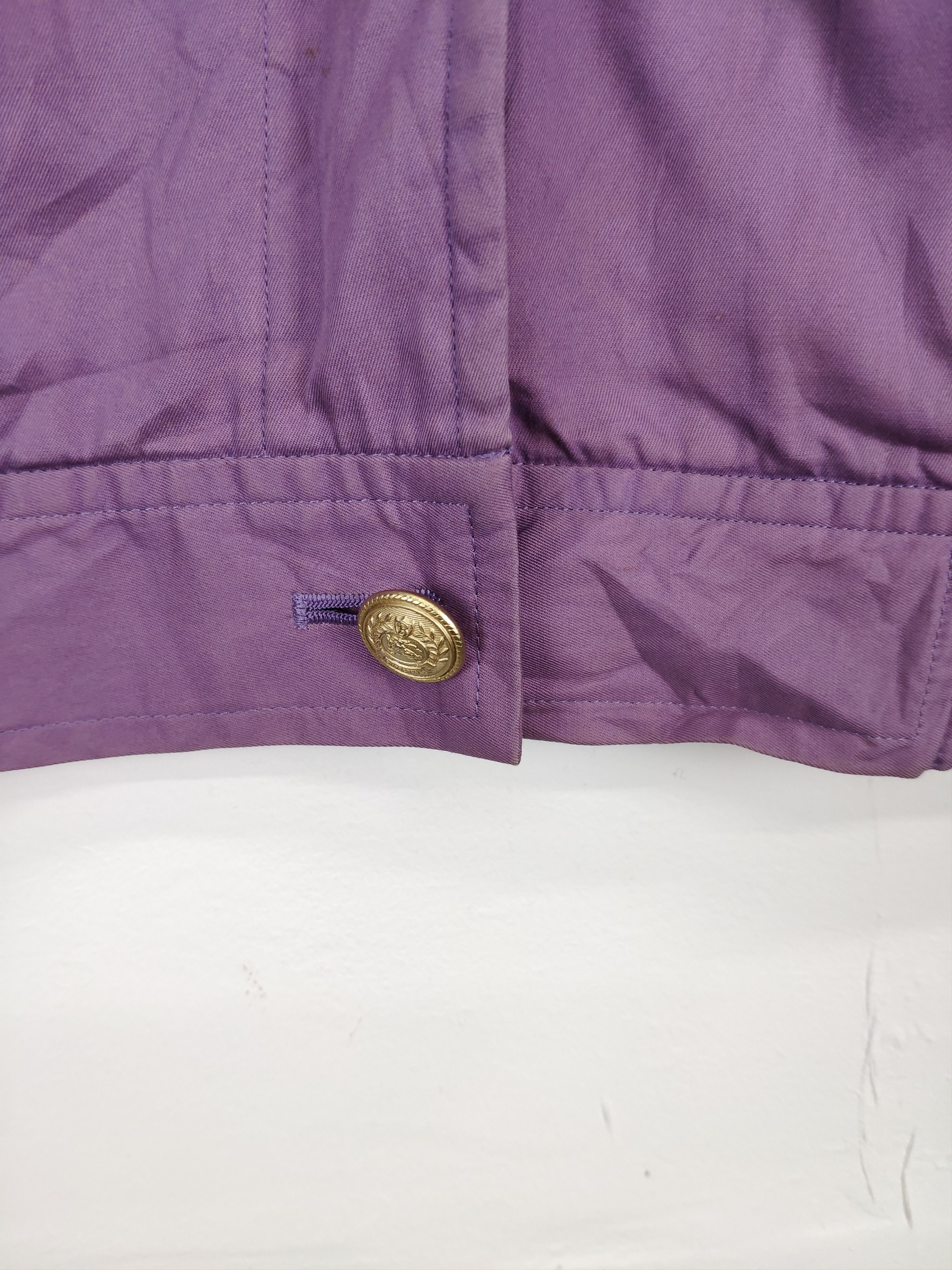 Burberry Vintage Burberry Jacket Purple Distressed Size US L / EU 52-54 / 3 - 7 Thumbnail