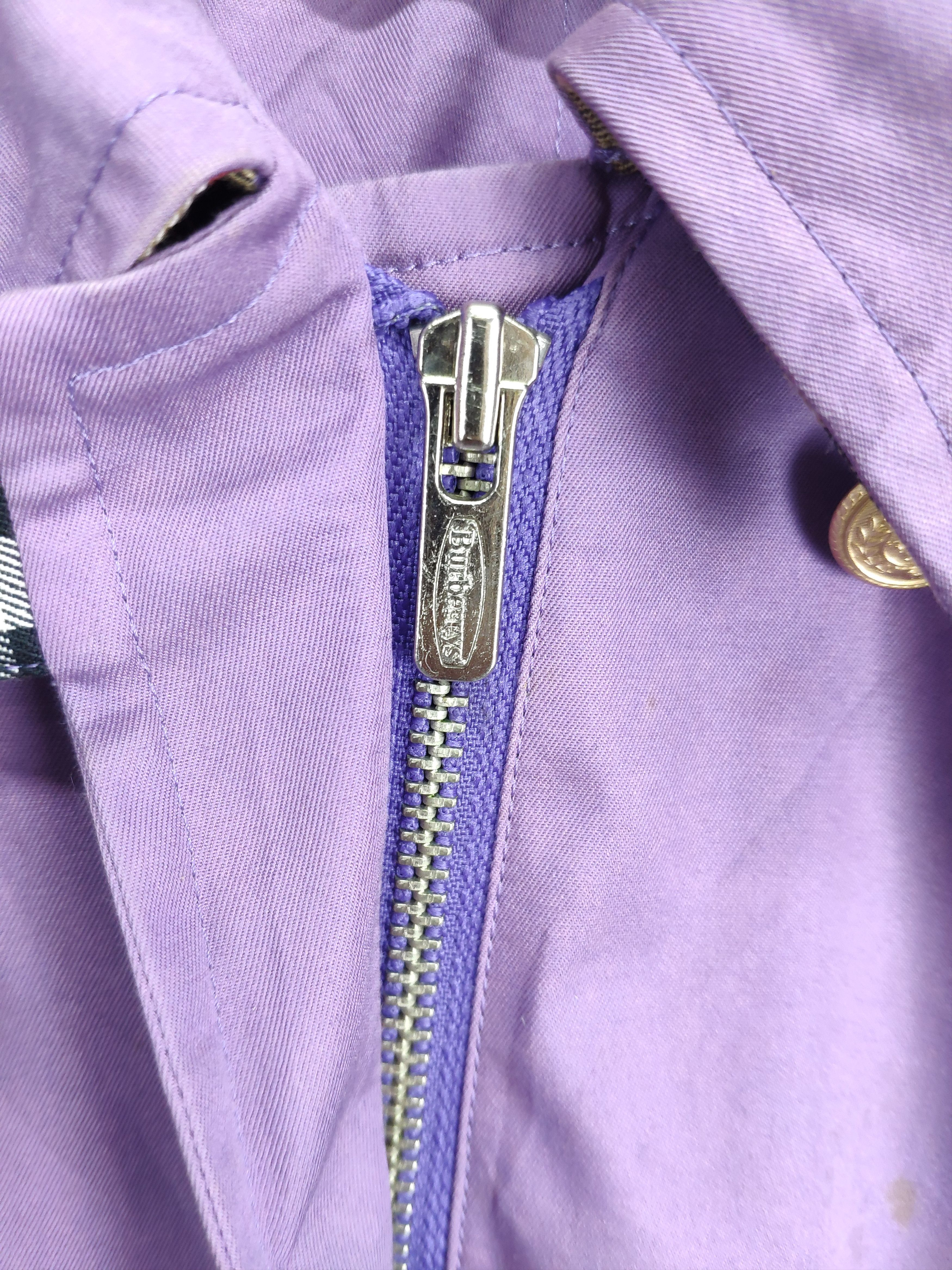Burberry Vintage Burberry Jacket Purple Distressed Size US L / EU 52-54 / 3 - 15 Thumbnail