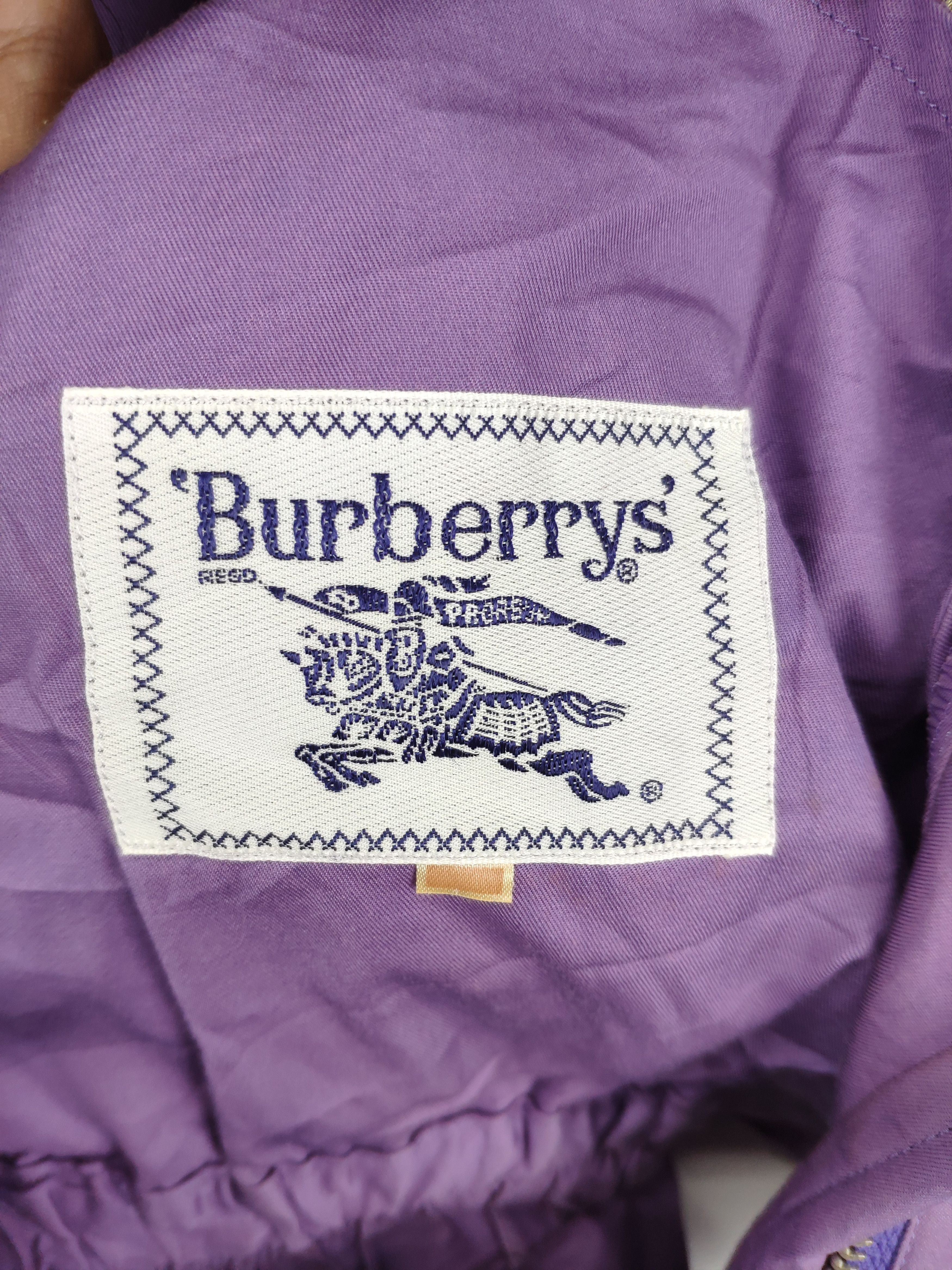 Burberry Vintage Burberry Jacket Purple Distressed Size US L / EU 52-54 / 3 - 16 Thumbnail